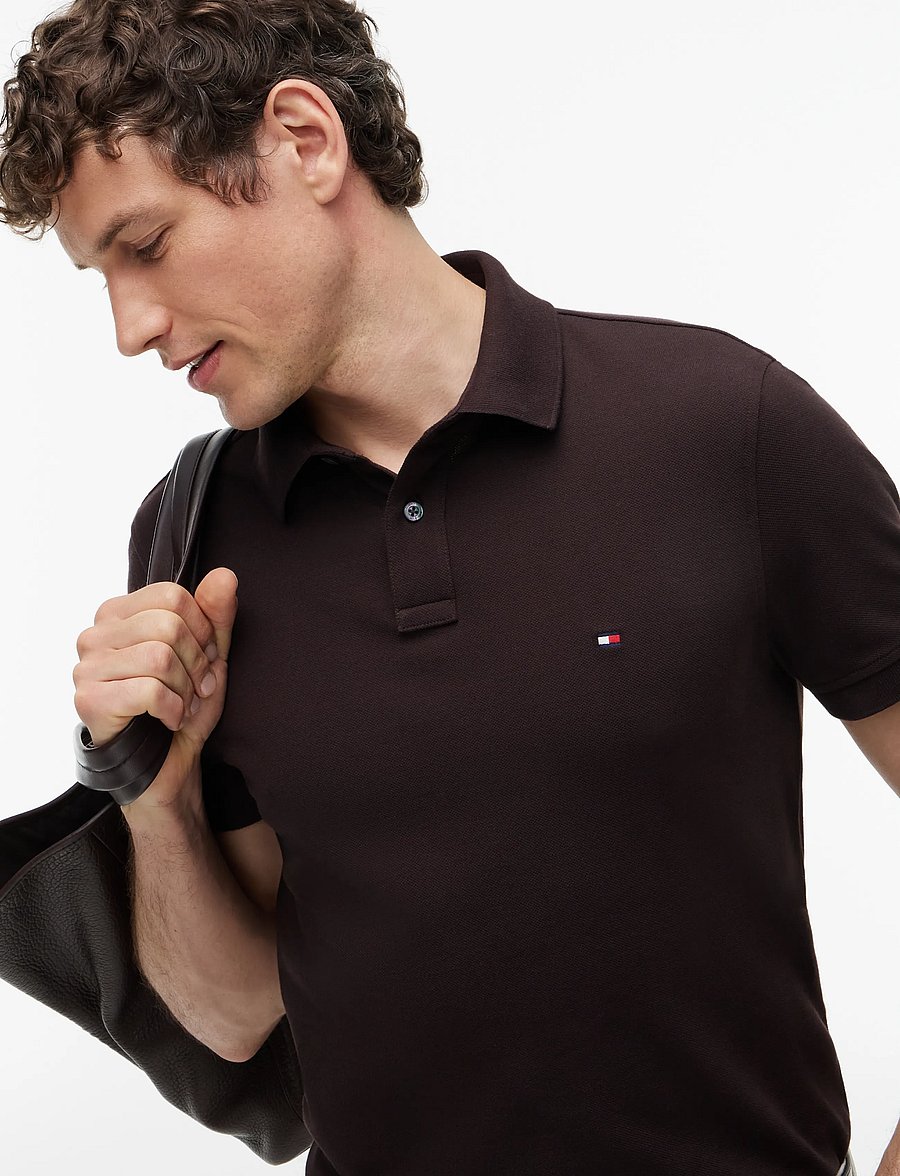 Tommy Hilfiger - CORE 1985 REGULAR POLO - lühikeste varrukatega polod - chocolate - 3