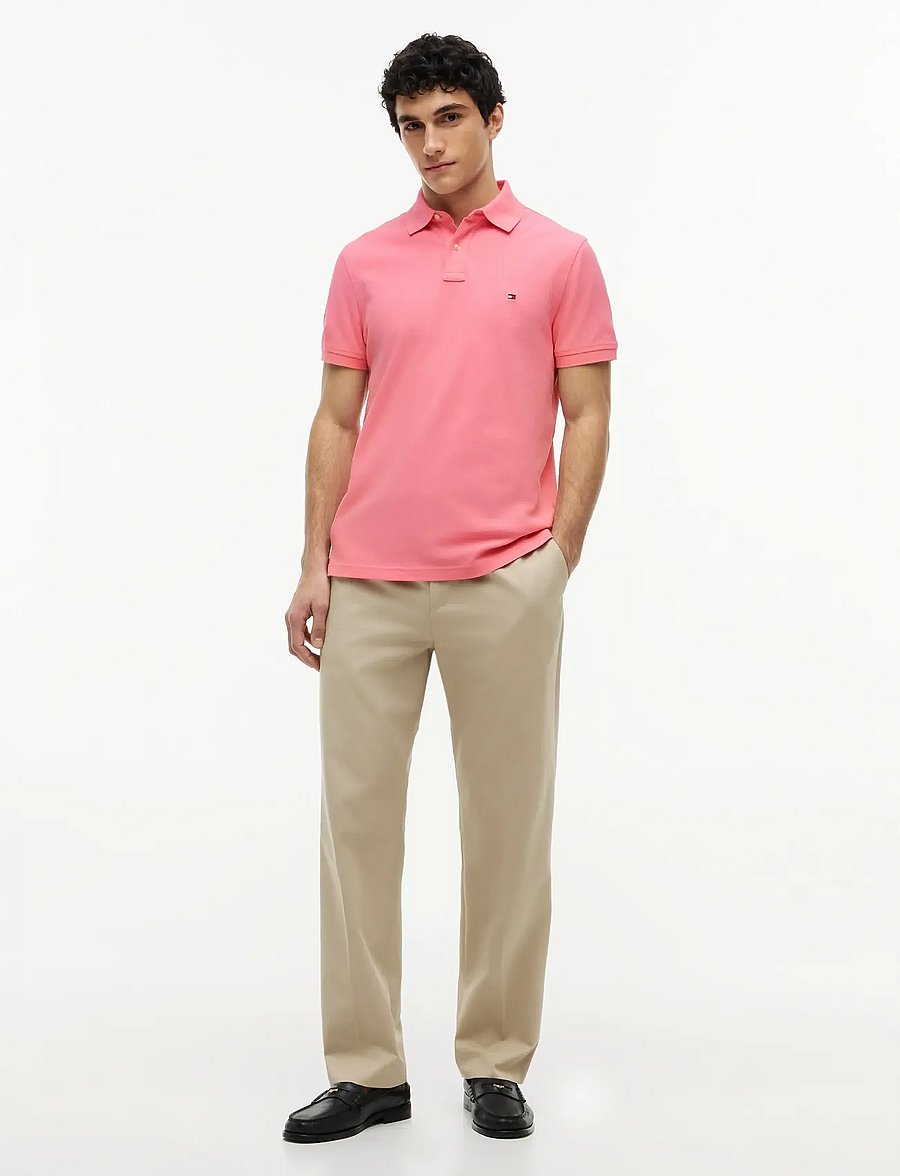 Tommy Hilfiger - CORE 1985 REGULAR POLO - lühikeste varrukatega polod - doll pink - 4
