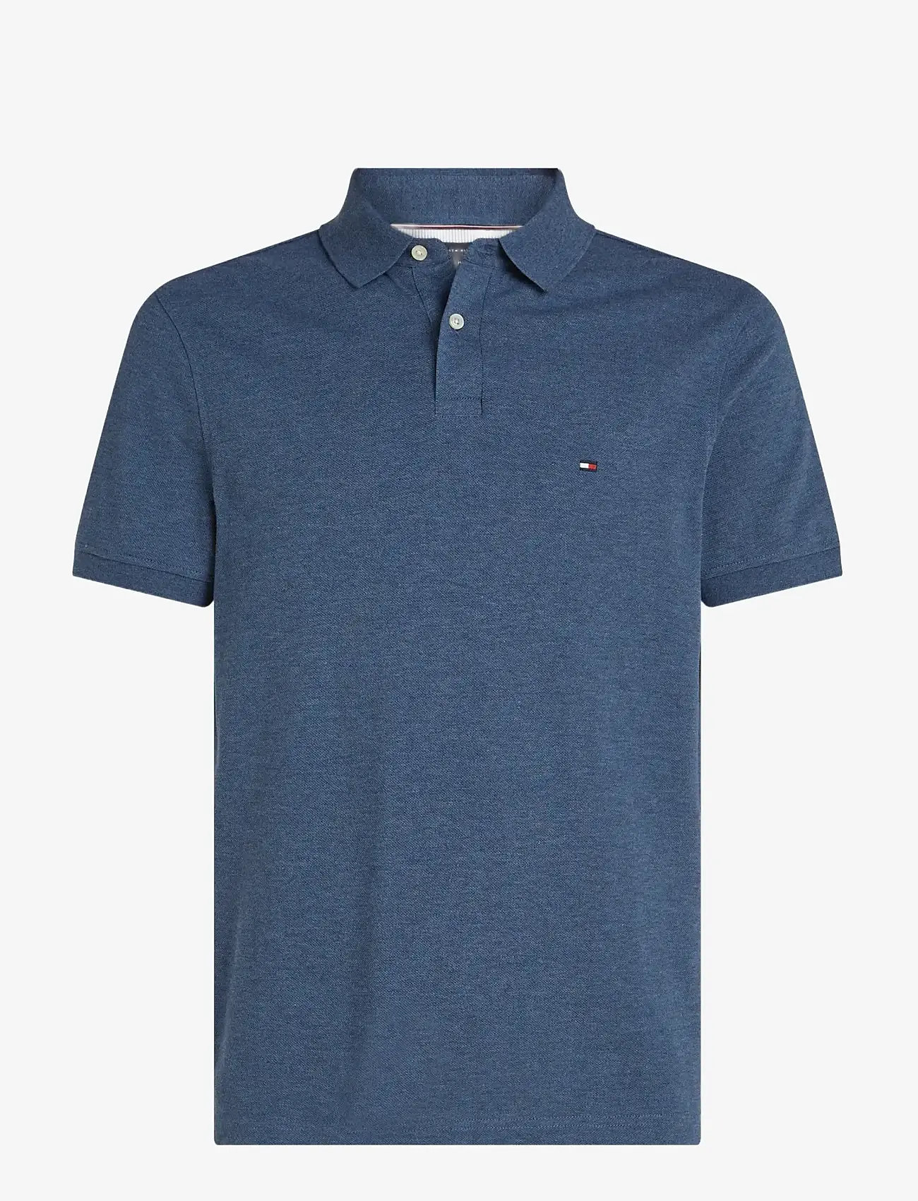 Tommy Hilfiger - CORE 1985 REGULAR POLO - lyhythihaiset - faded indigo heather - 1