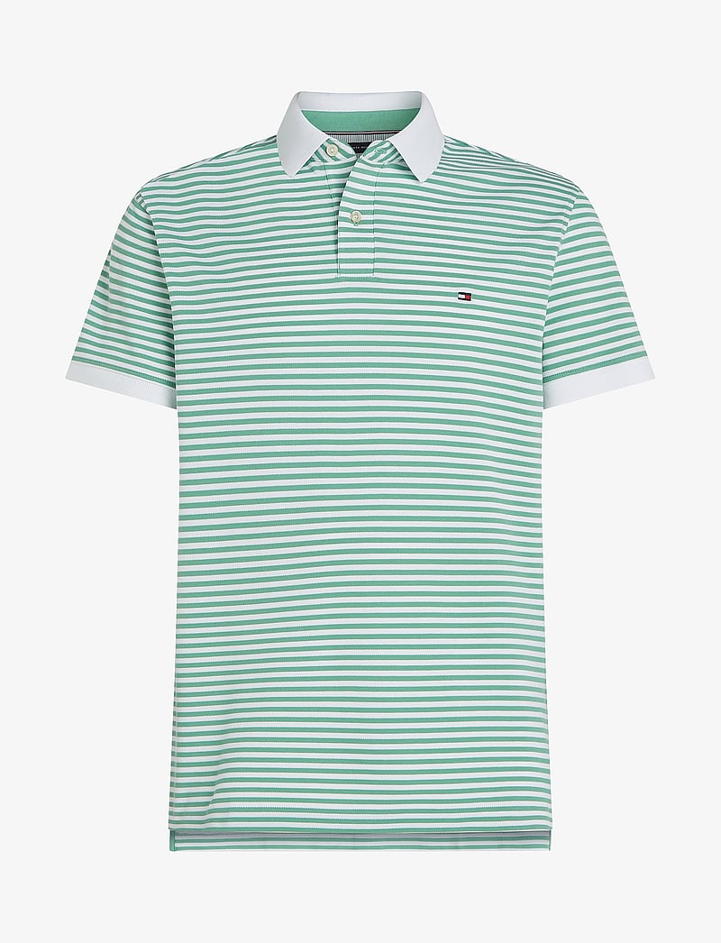 Tommy Hilfiger - CORE 1985 REGULAR POLO - short-sleeved polos - fort green / white - 1