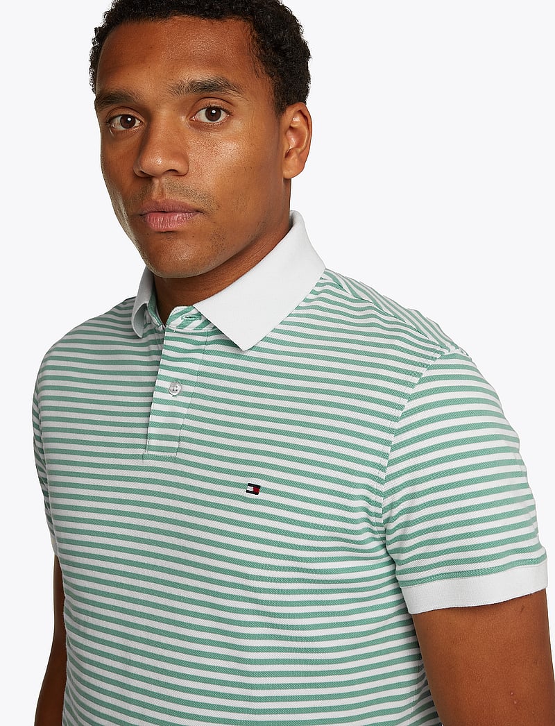 Tommy Hilfiger - CORE 1985 REGULAR POLO - short-sleeved polos - fort green / white - 3