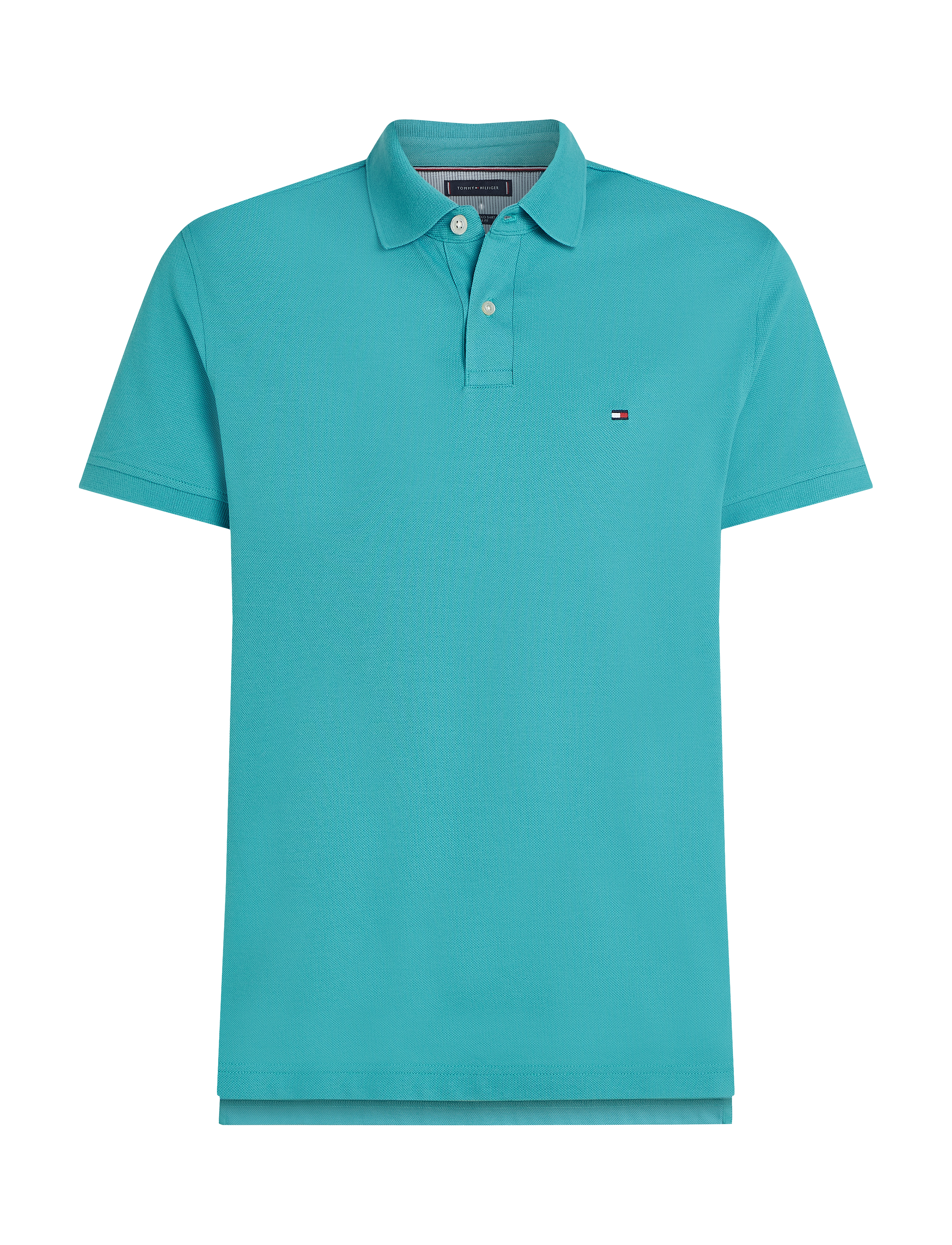 Tommy Hilfiger - 1985 REGULAR POLO - kortärmade pikéer - hazy teal - 1