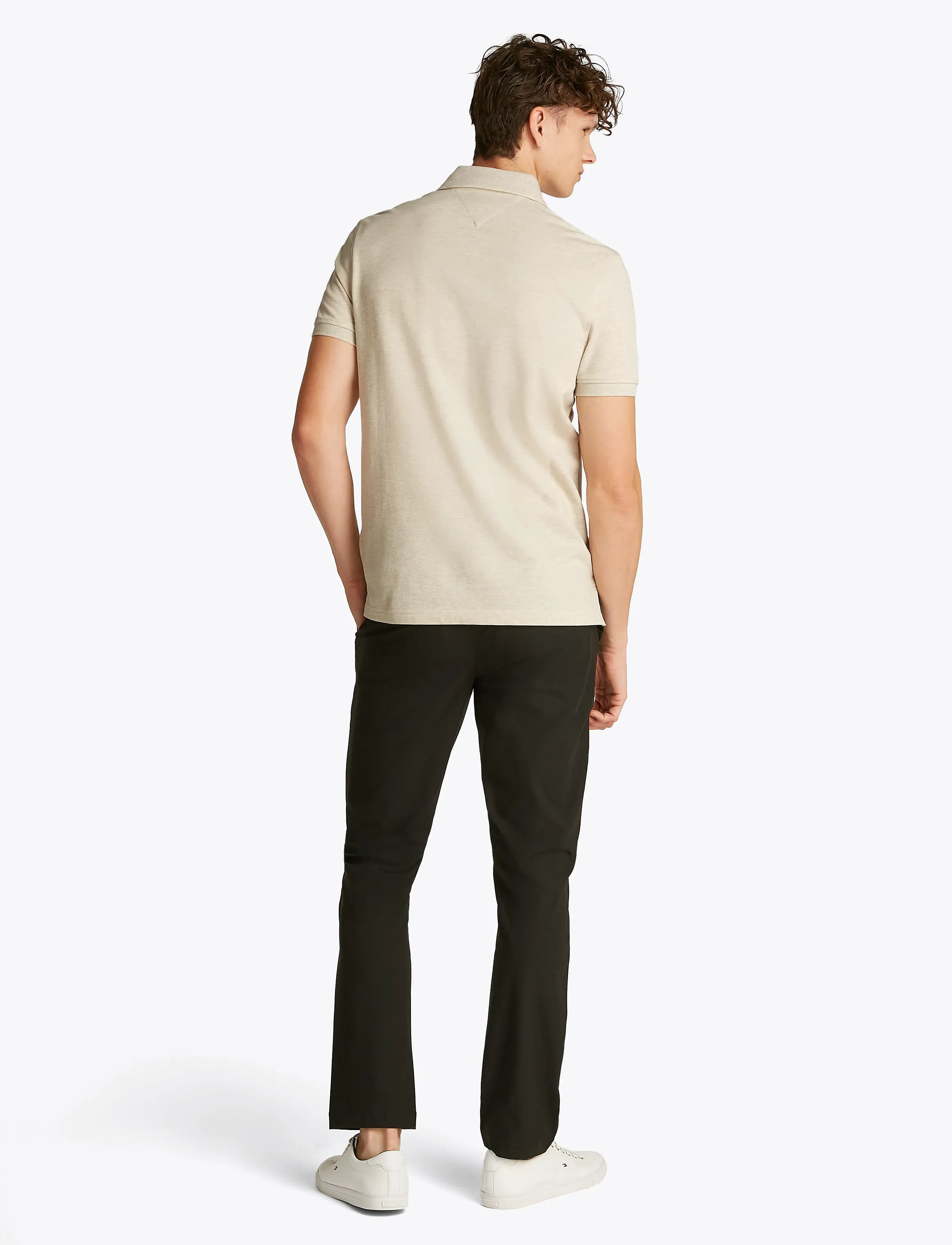 Tommy Hilfiger - 1985 REGULAR POLO - lyhythihaiset - heathered oatmilk - 3