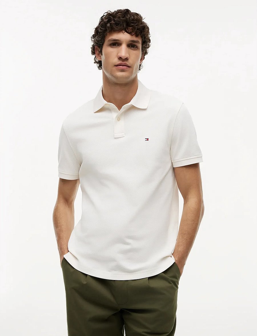 Tommy Hilfiger - CORE 1985 REGULAR POLO - kurzärmelig - ivory petal - 0