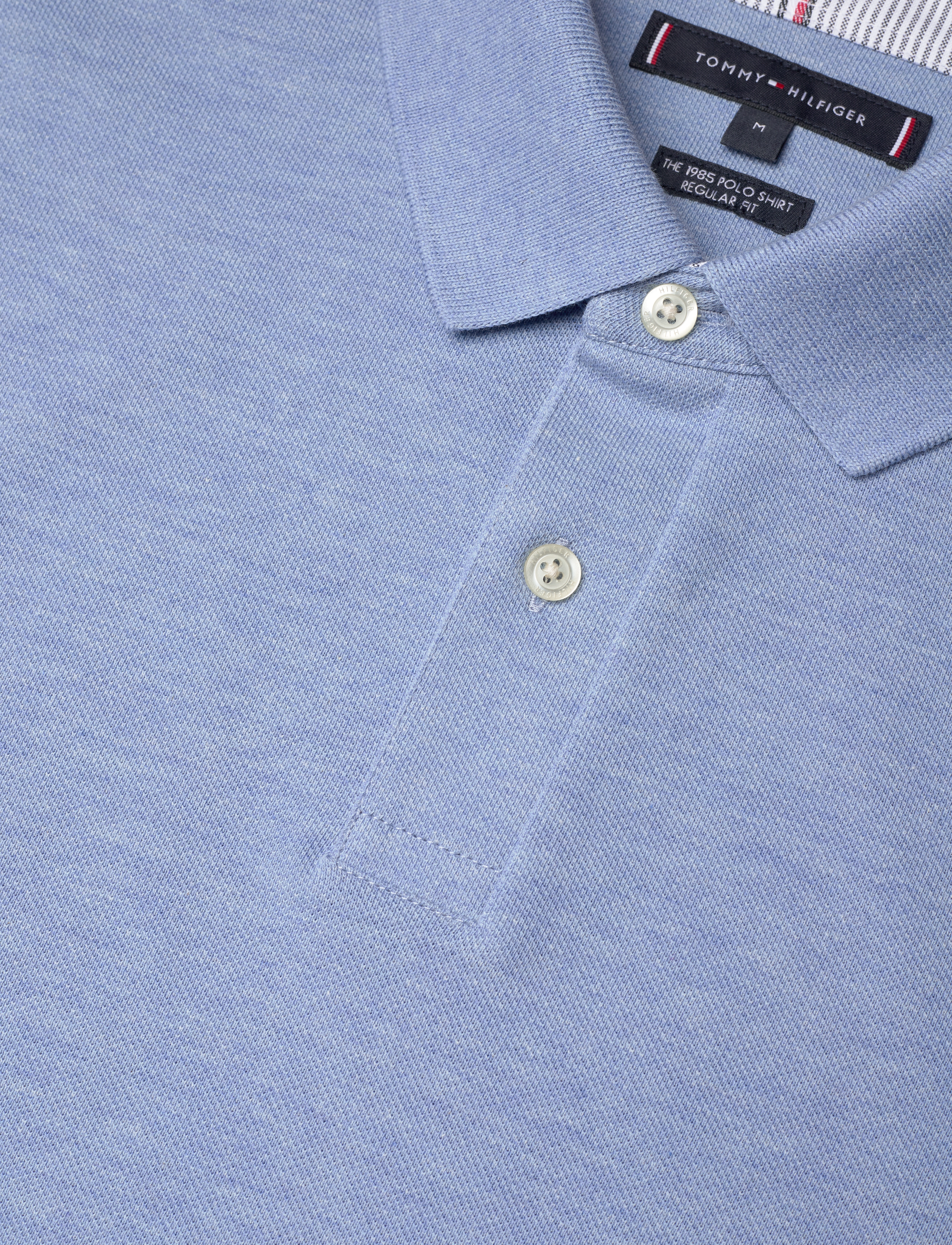 Tommy Hilfiger - CORE 1985 REGULAR POLO - lühikeste varrukatega polod - light blue heather - 5