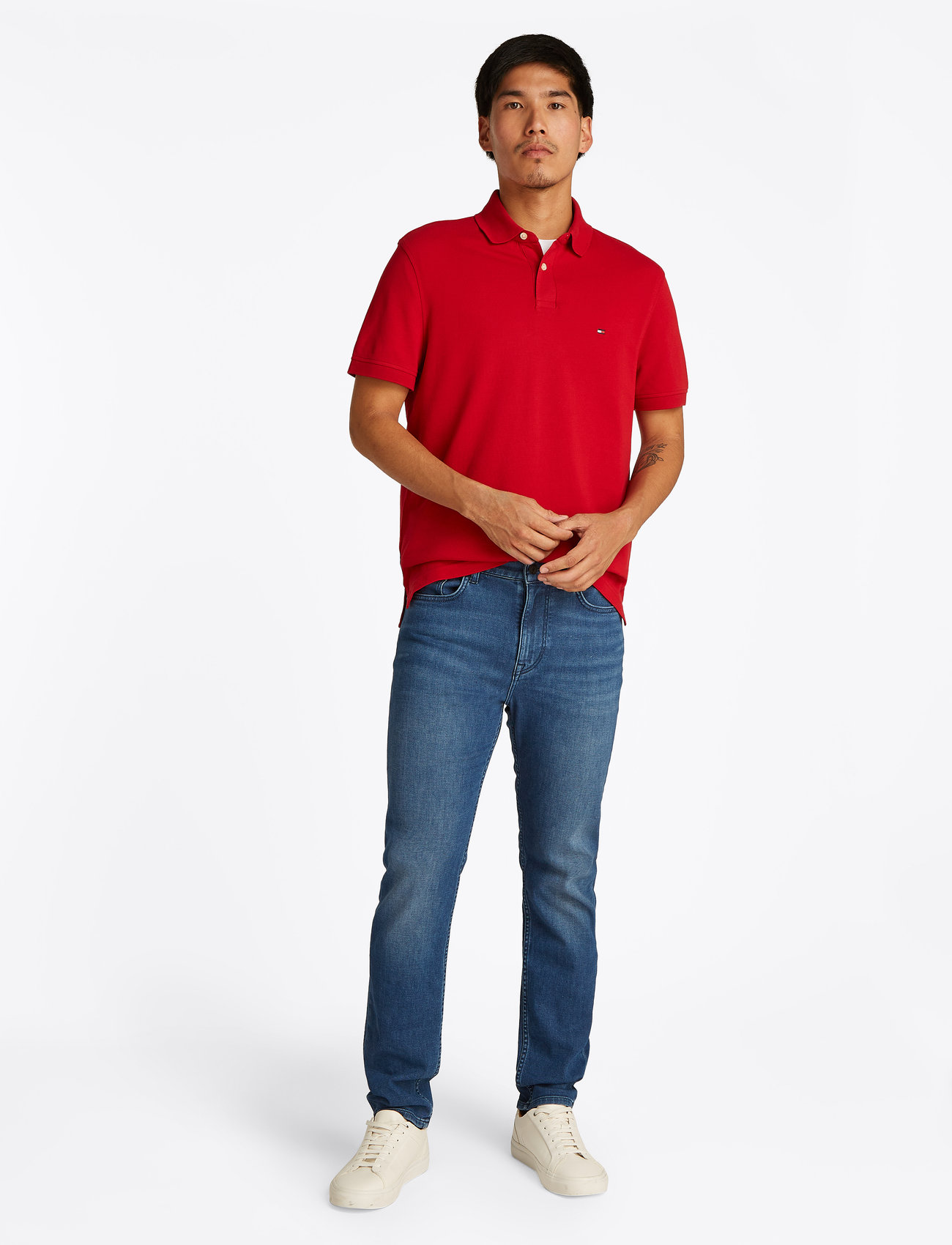 Tommy Hilfiger - 1985 REGULAR POLO - short-sleeved polos - medium red - 0