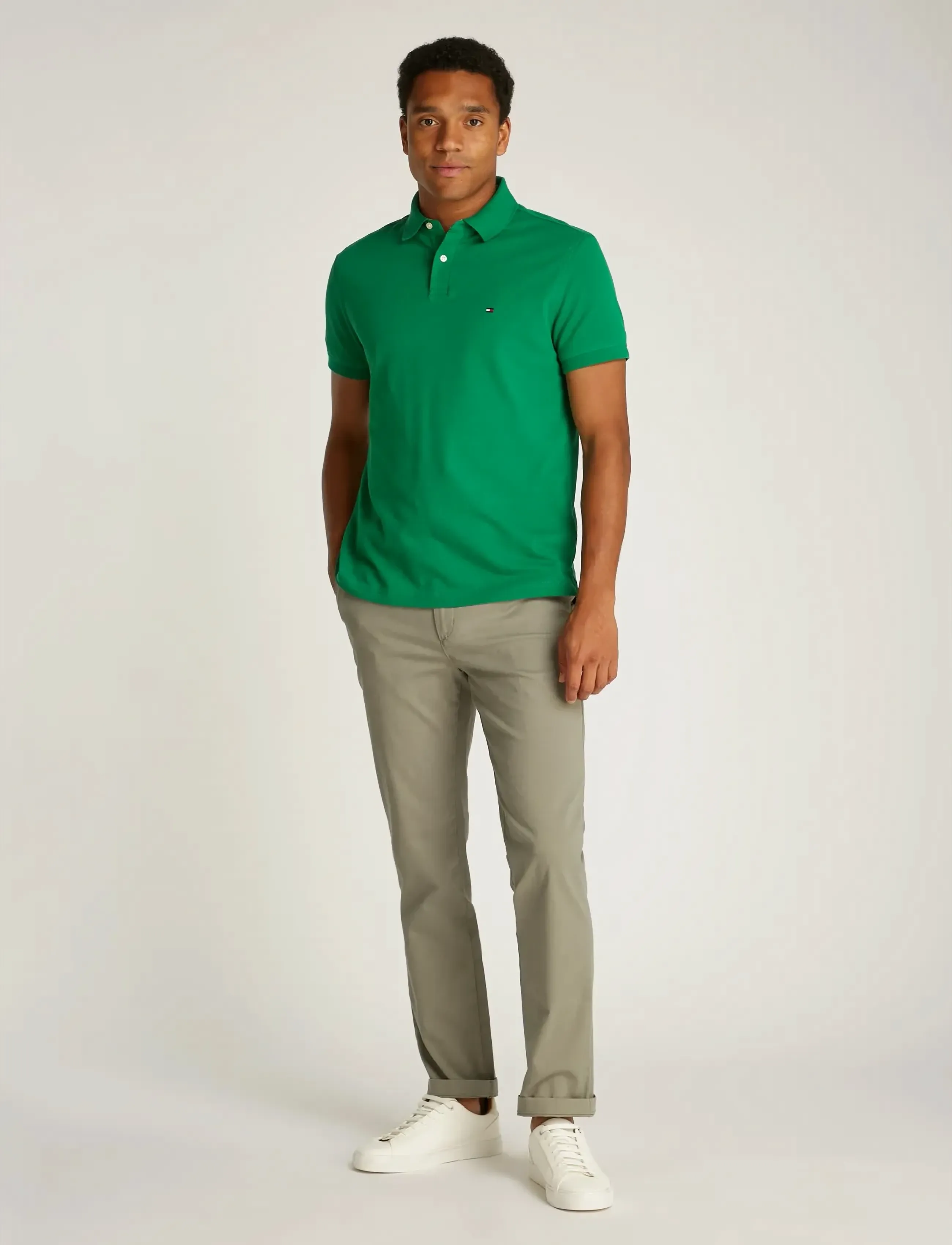 Tommy Hilfiger - 1985 REGULAR POLO - short-sleeved polos - nouveau green - 4
