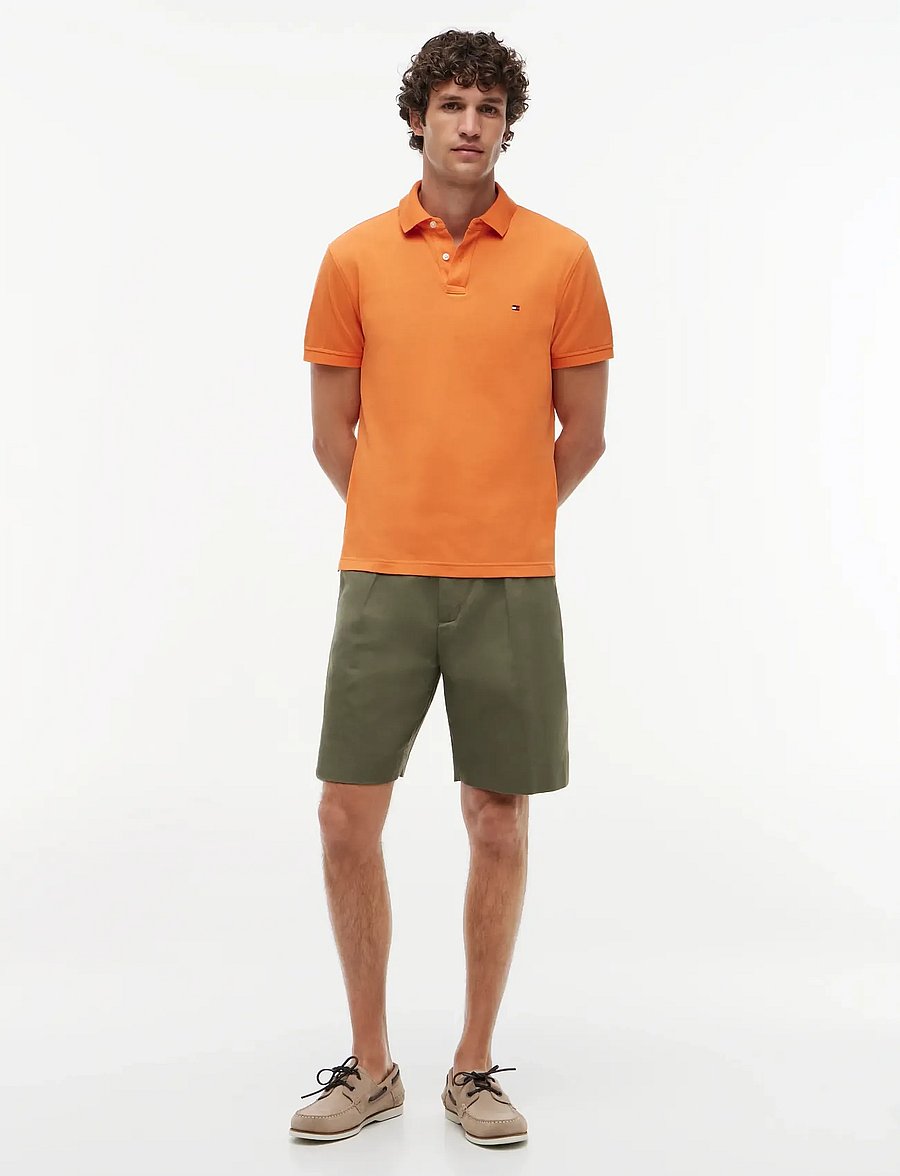 Tommy Hilfiger - 1985 REGULAR POLO - lühikeste varrukatega polod - orange tulip - 4