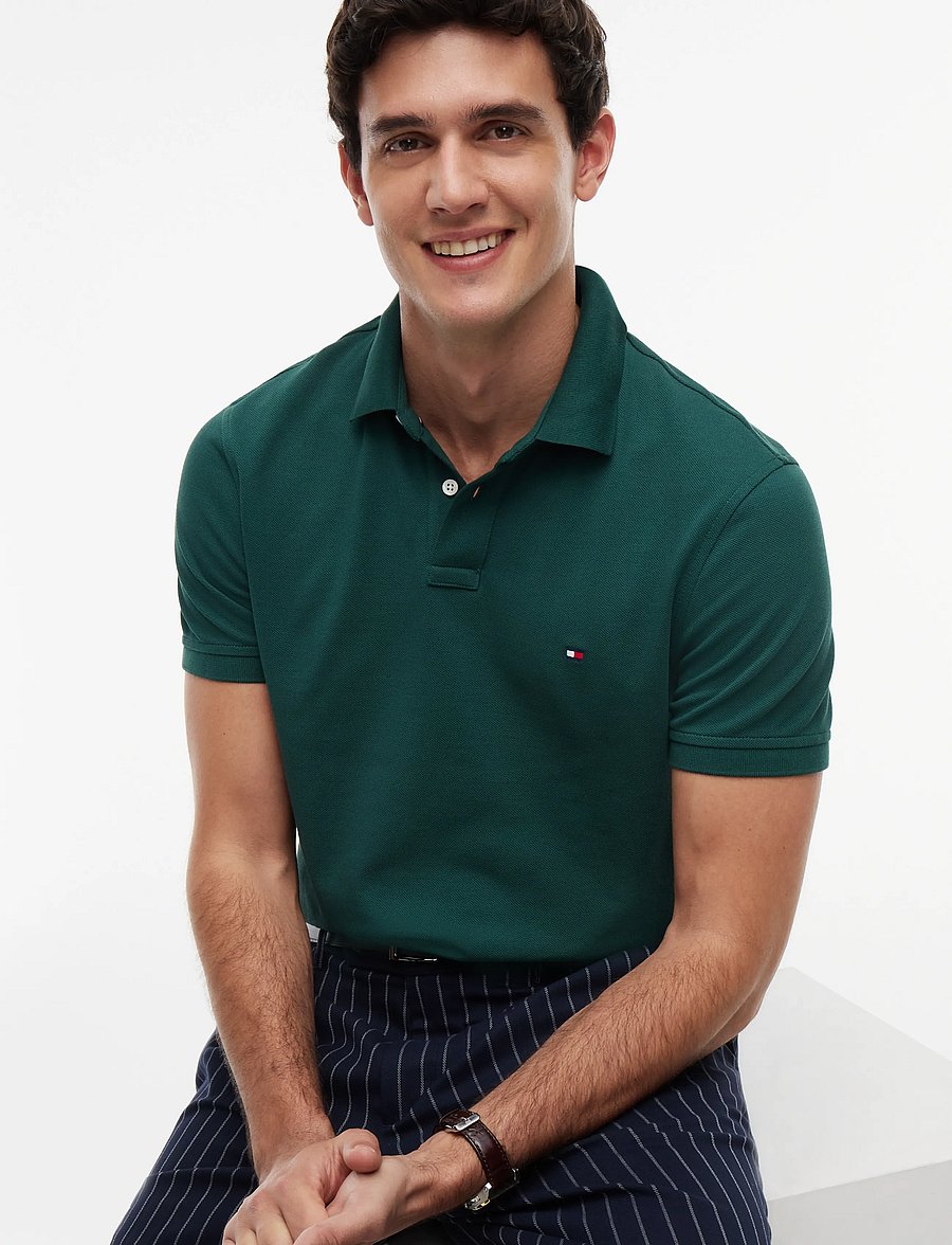 Tommy Hilfiger - CORE 1985 REGULAR POLO - lühikeste varrukatega polod - ornamental green - 3