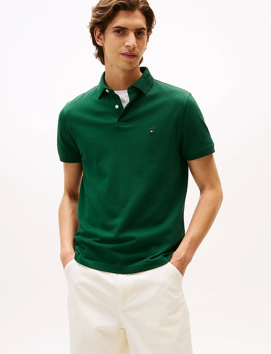 Tommy Hilfiger - CORE 1985 REGULAR POLO - lühikeste varrukatega polod - ornamental green - 5