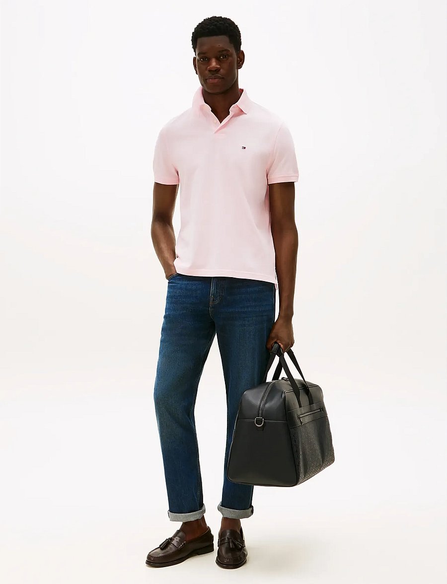 Tommy Hilfiger - CORE 1985 REGULAR POLO - lühikeste varrukatega polod - pink lily - 3