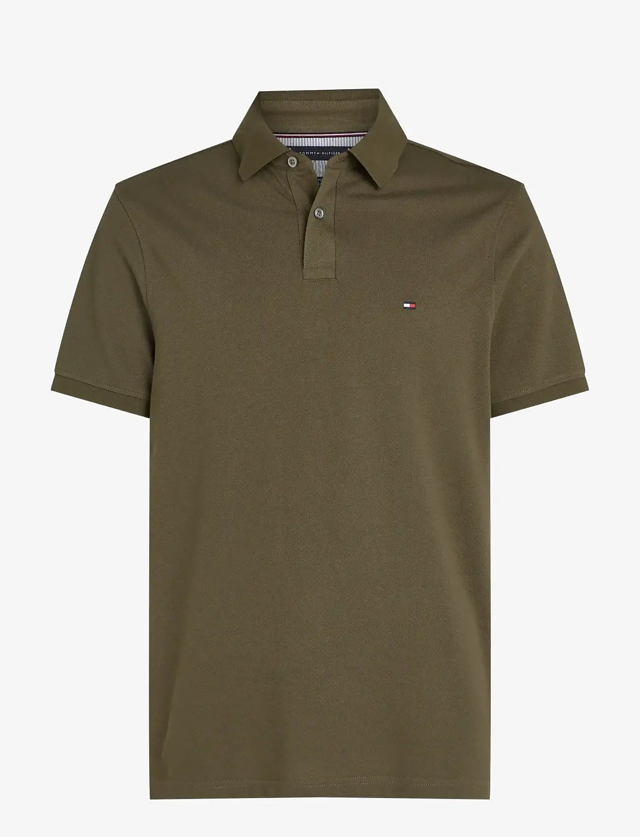 Tommy Hilfiger - 1985 REGULAR POLO - kortærmede poloer - platinum olive - 1