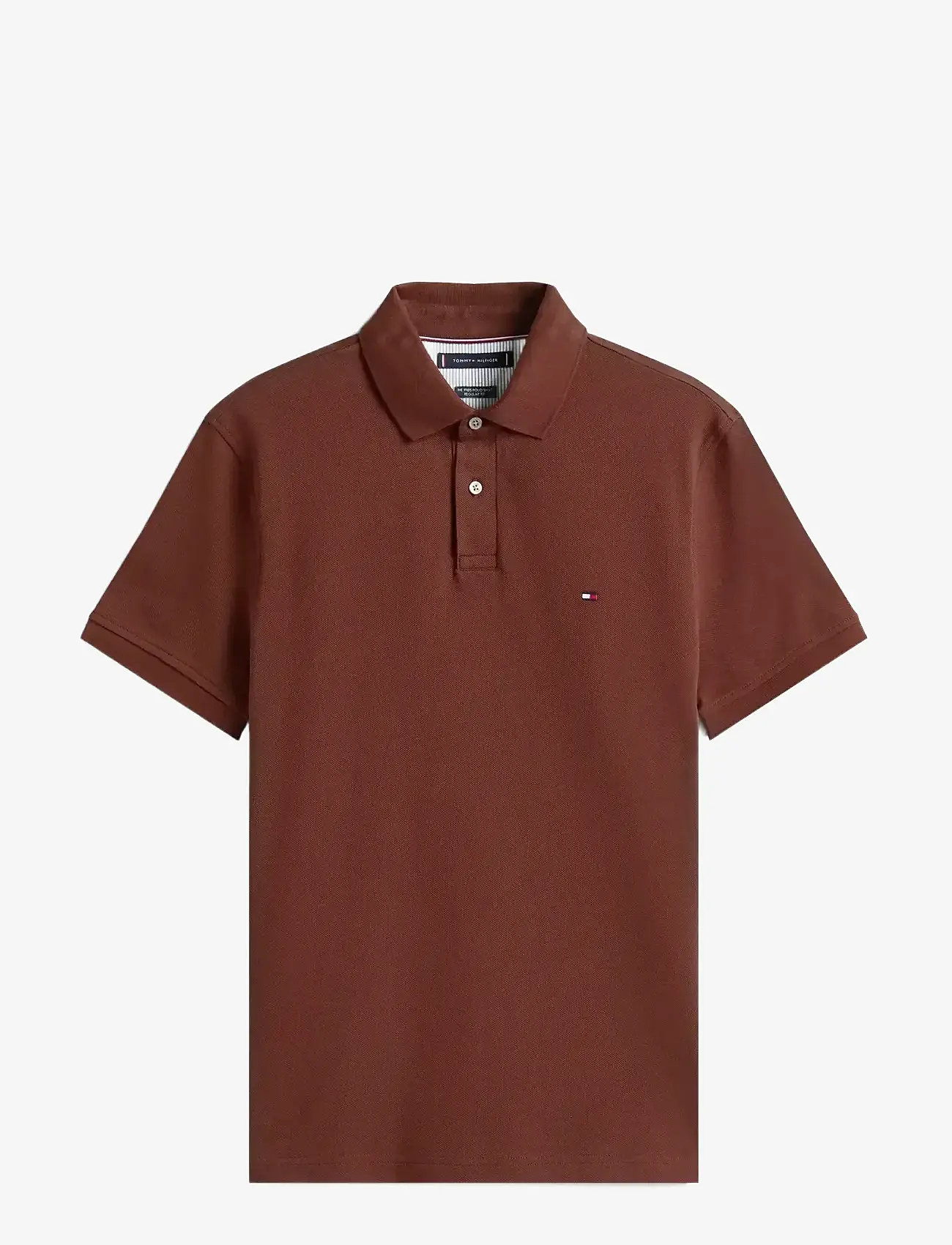 Tommy Hilfiger - 1985 REGULAR POLO - kortærmede poloer - pure brown - 1