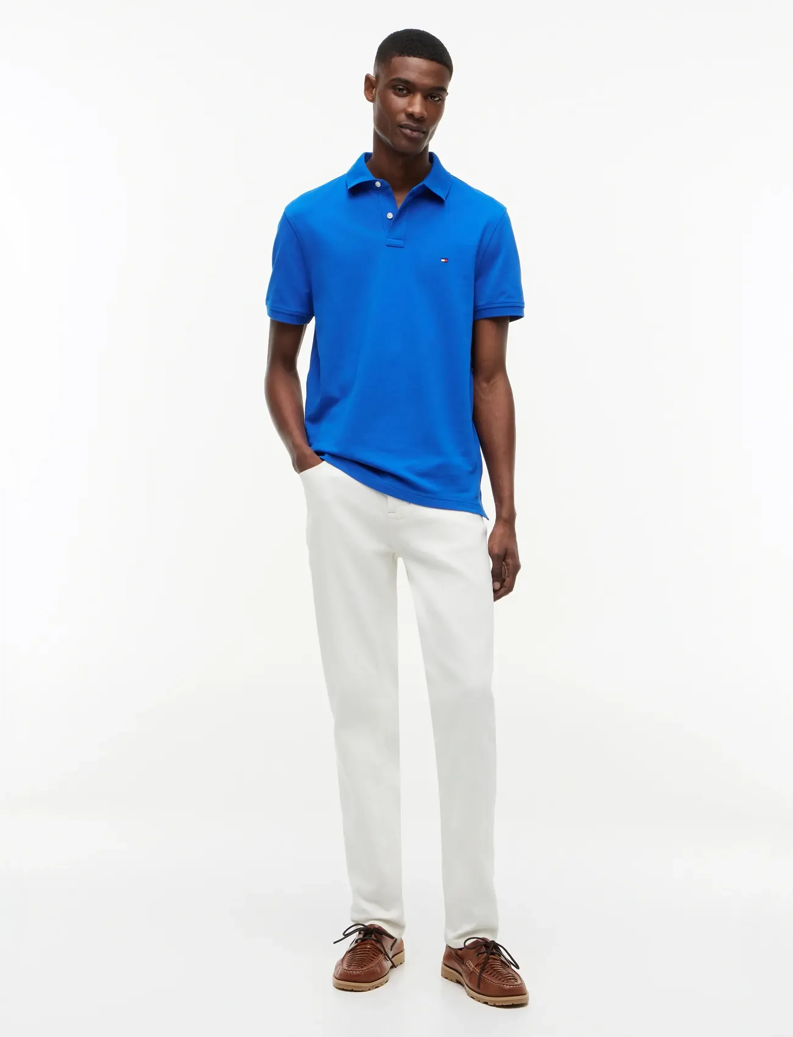 Tommy Hilfiger - CORE 1985 REGULAR POLO - kortærmede poloer - regal blue - 4