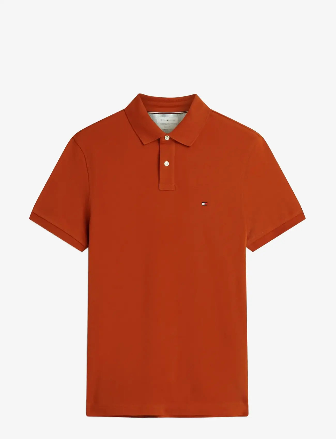 Tommy Hilfiger - 1985 REGULAR POLO - kortærmede poloer - rusty ochre - 1