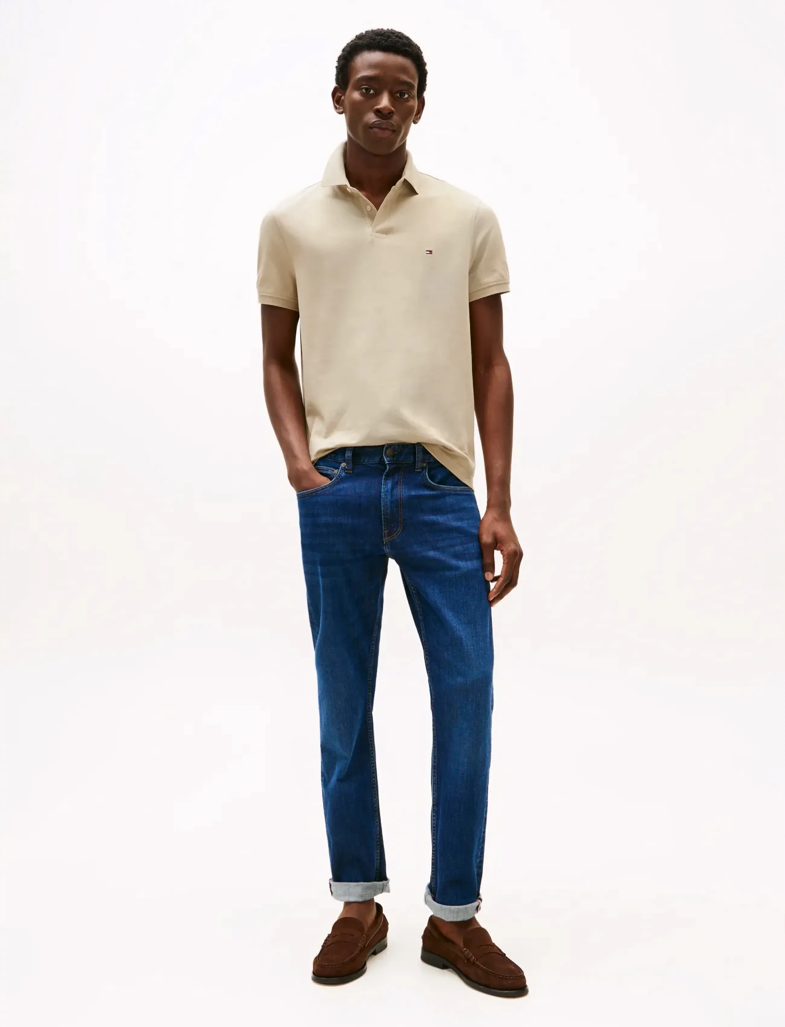Tommy Hilfiger - 1985 REGULAR POLO - short-sleeved polos - sandalwood - 4