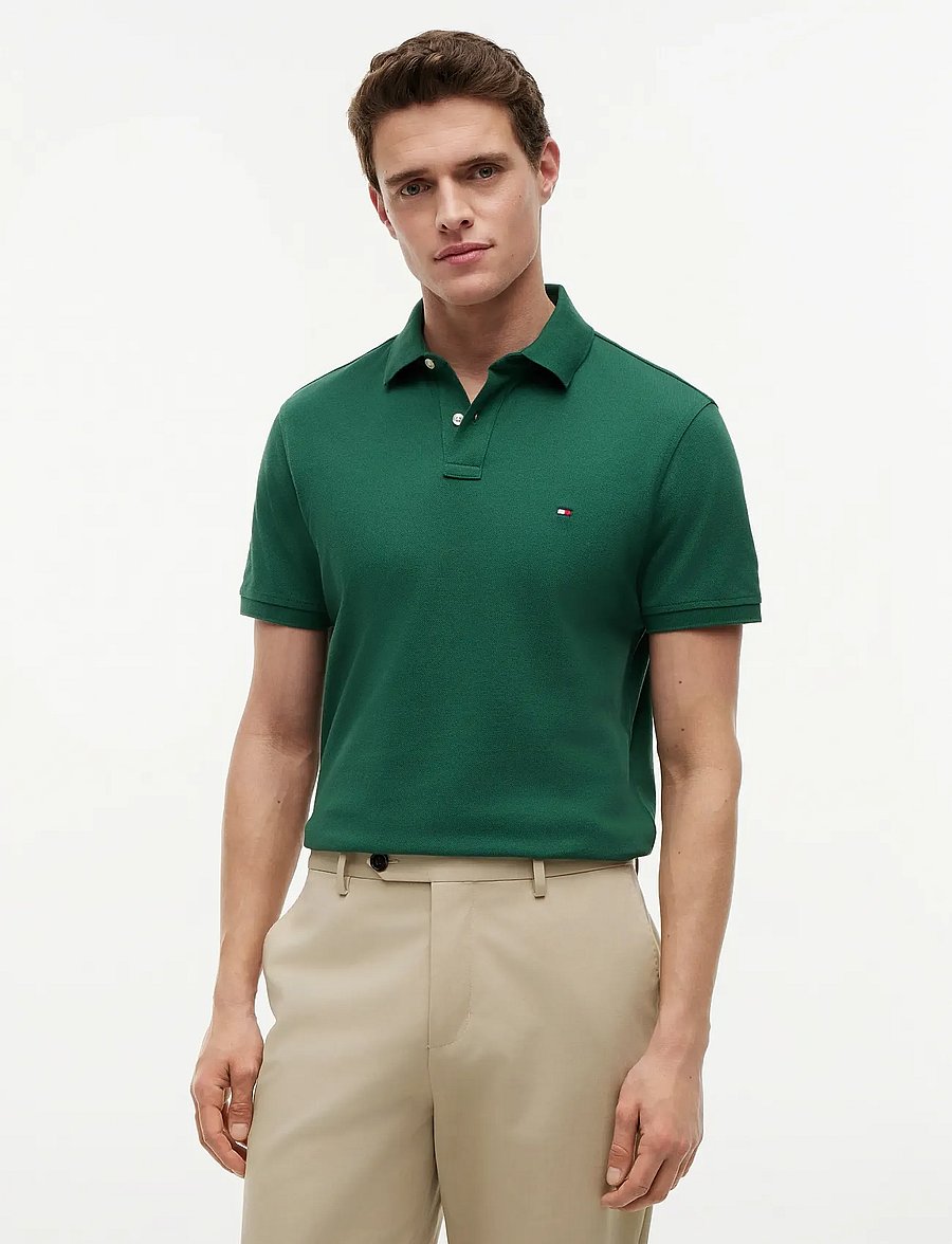 Tommy Hilfiger - CORE 1985 REGULAR POLO - kurzärmelig - street green - 0