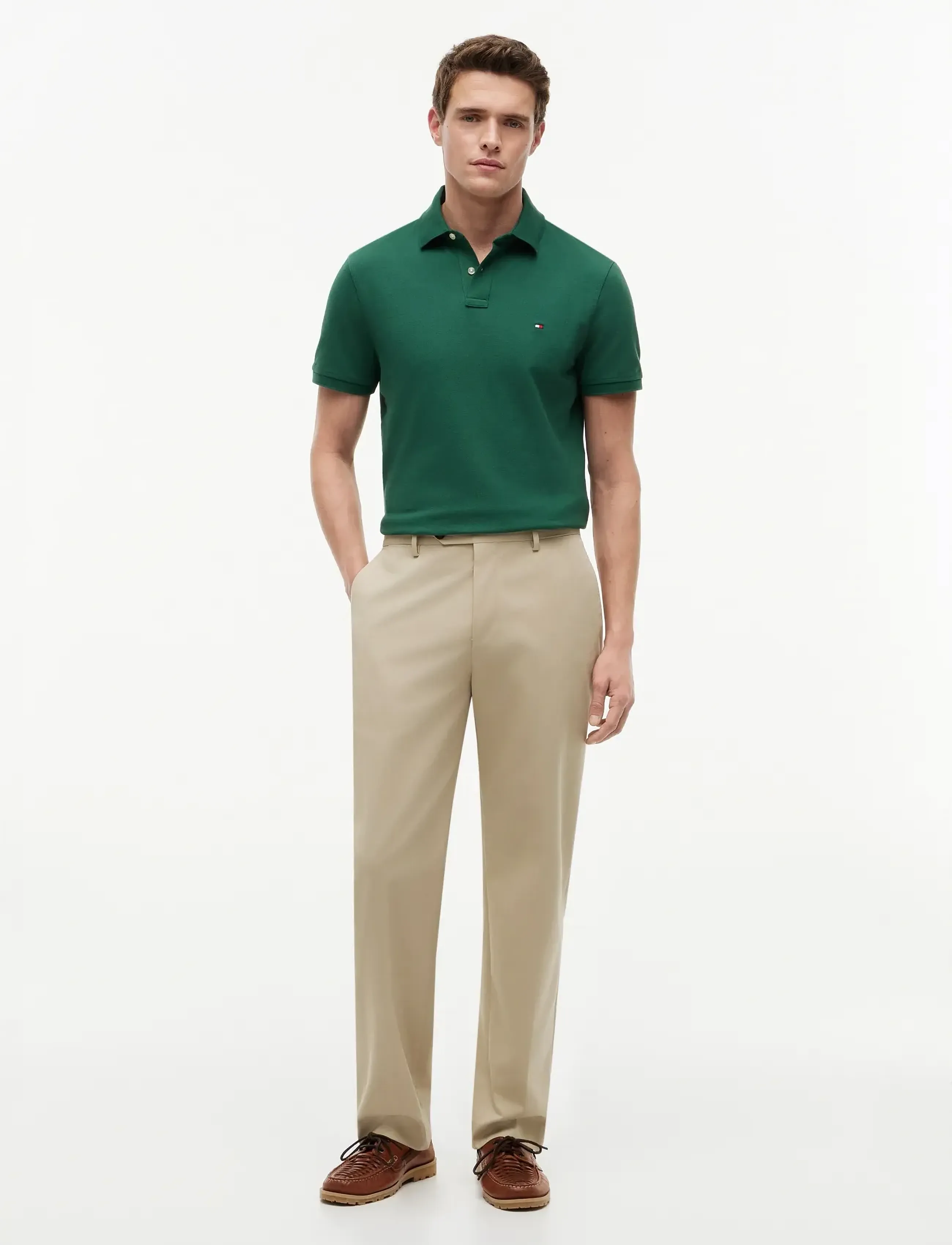 Tommy Hilfiger - 1985 REGULAR POLO - kurzärmelig - street green - 4
