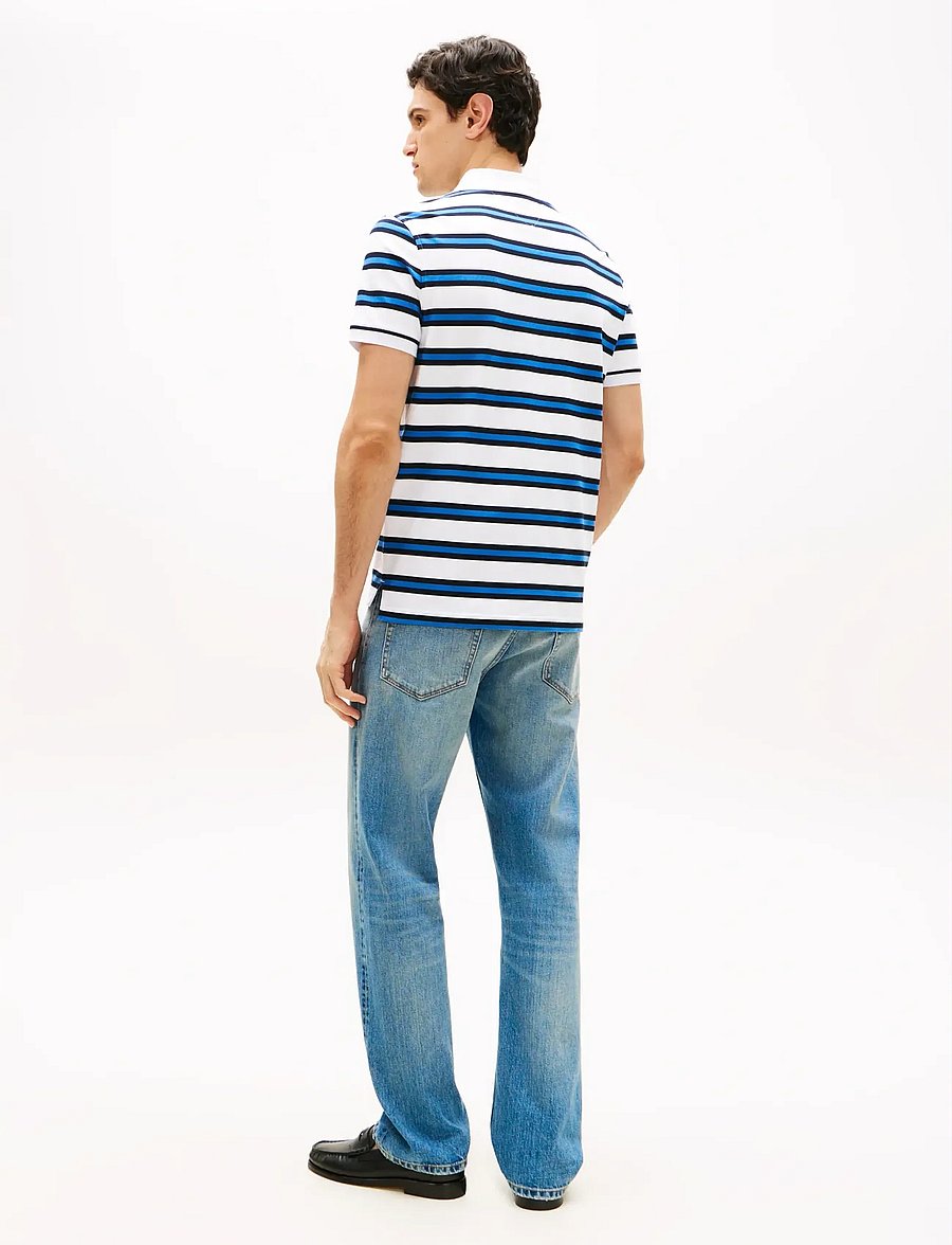Tommy Hilfiger - CORE 1985 REGULAR POLO - short-sleeved polos - white desert sky multi - 2