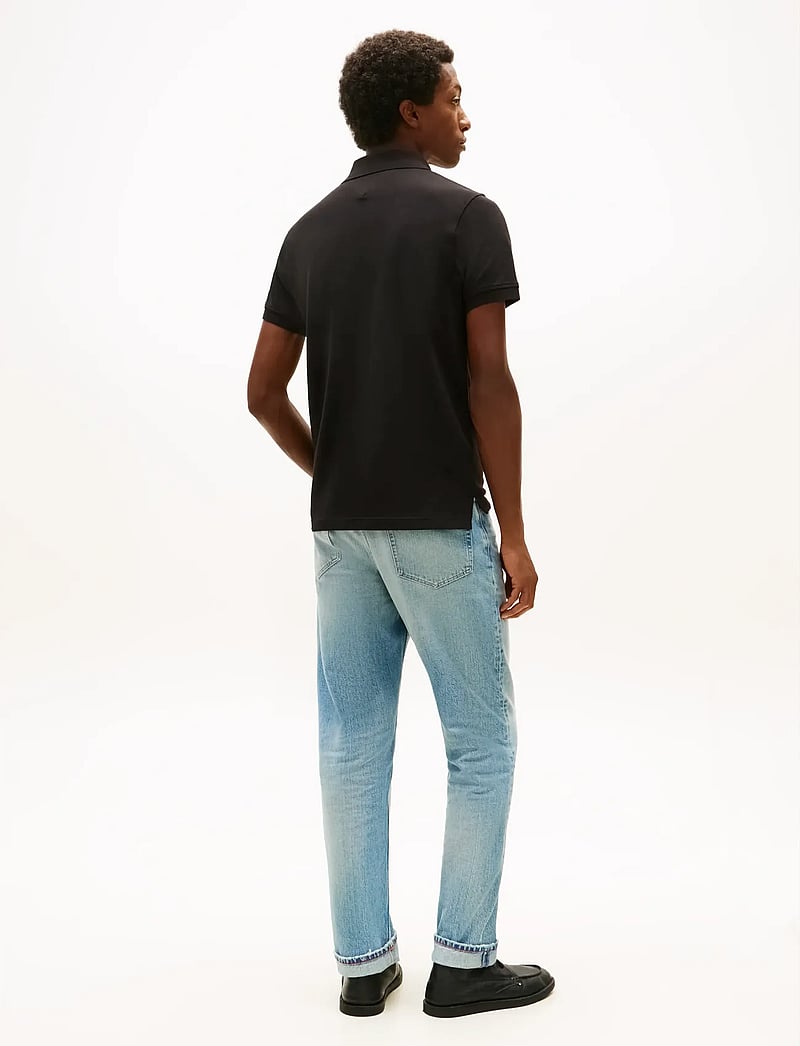 Tommy Hilfiger - CORE 1985 SLIM POLO - lühikeste varrukatega polod - black - 3