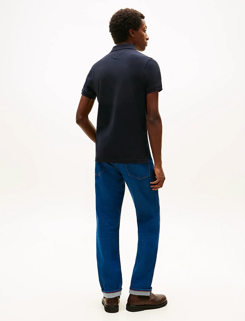 Tommy Hilfiger - CORE 1985 SLIM POLO - kortærmede poloer - desert sky - 3