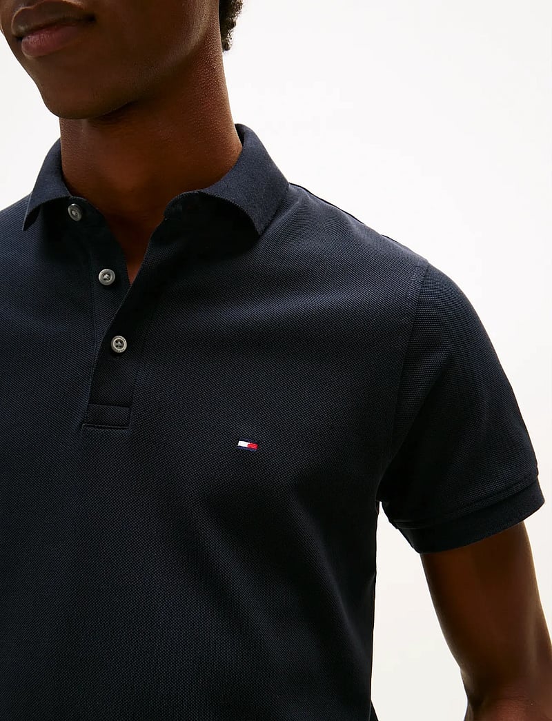 Tommy Hilfiger - CORE 1985 SLIM POLO - kortærmede poloer - desert sky - 5