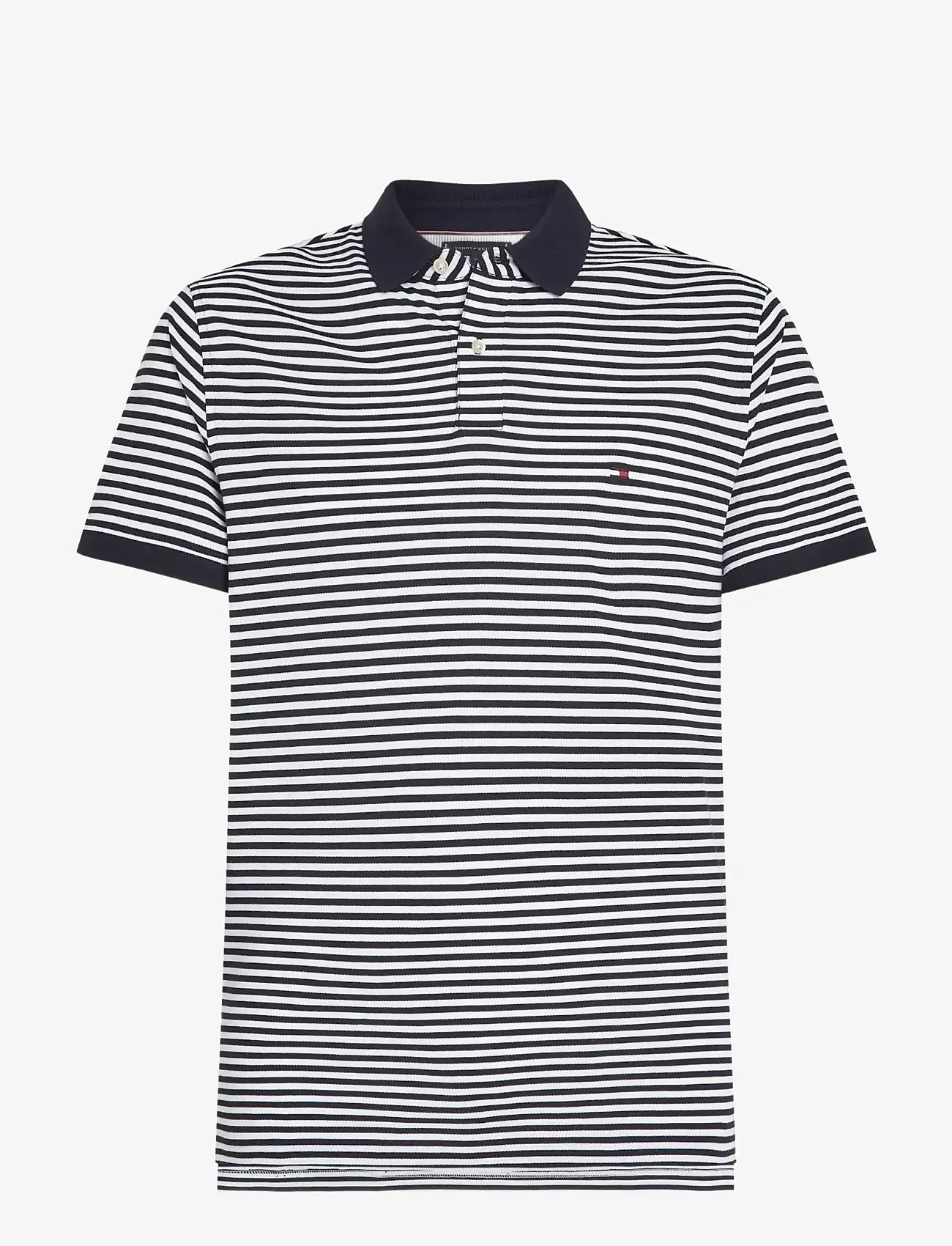 Tommy Hilfiger - 1985 SLIM POLO - kurzärmelig - desert sky   white - 1