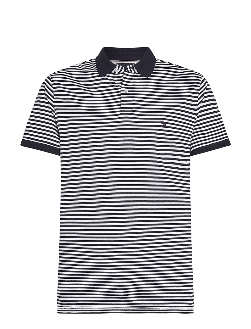 Tommy Hilfiger - 1985 SLIM POLO - kurzärmelig - desert sky white - 1