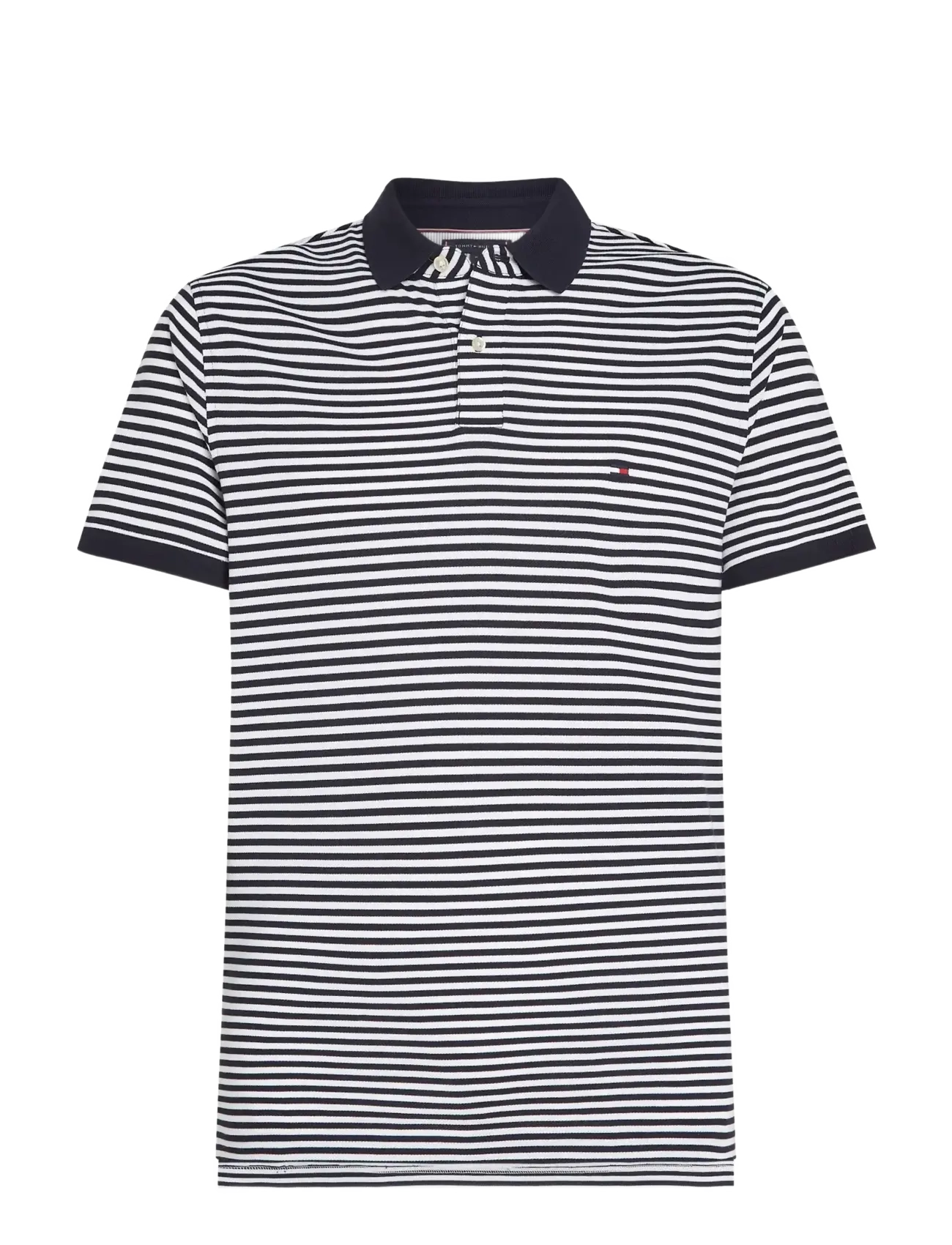 Tommy Hilfiger CORE 1985 SLIM POLO - Kortærmede poloer - DESERT SKY   WHITE / navy