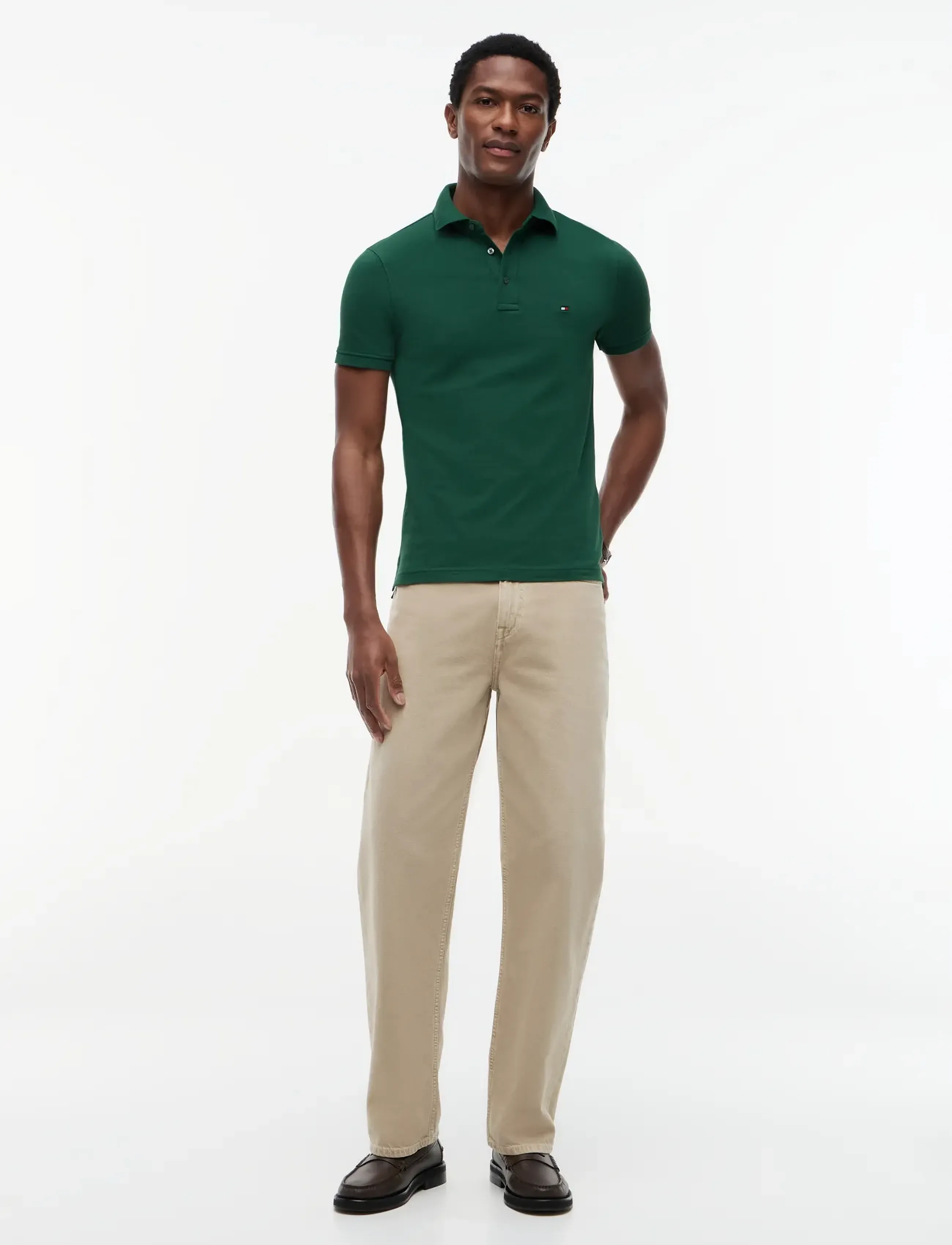 Tommy Hilfiger - 1985 SLIM POLO - premium styles - street green - 4