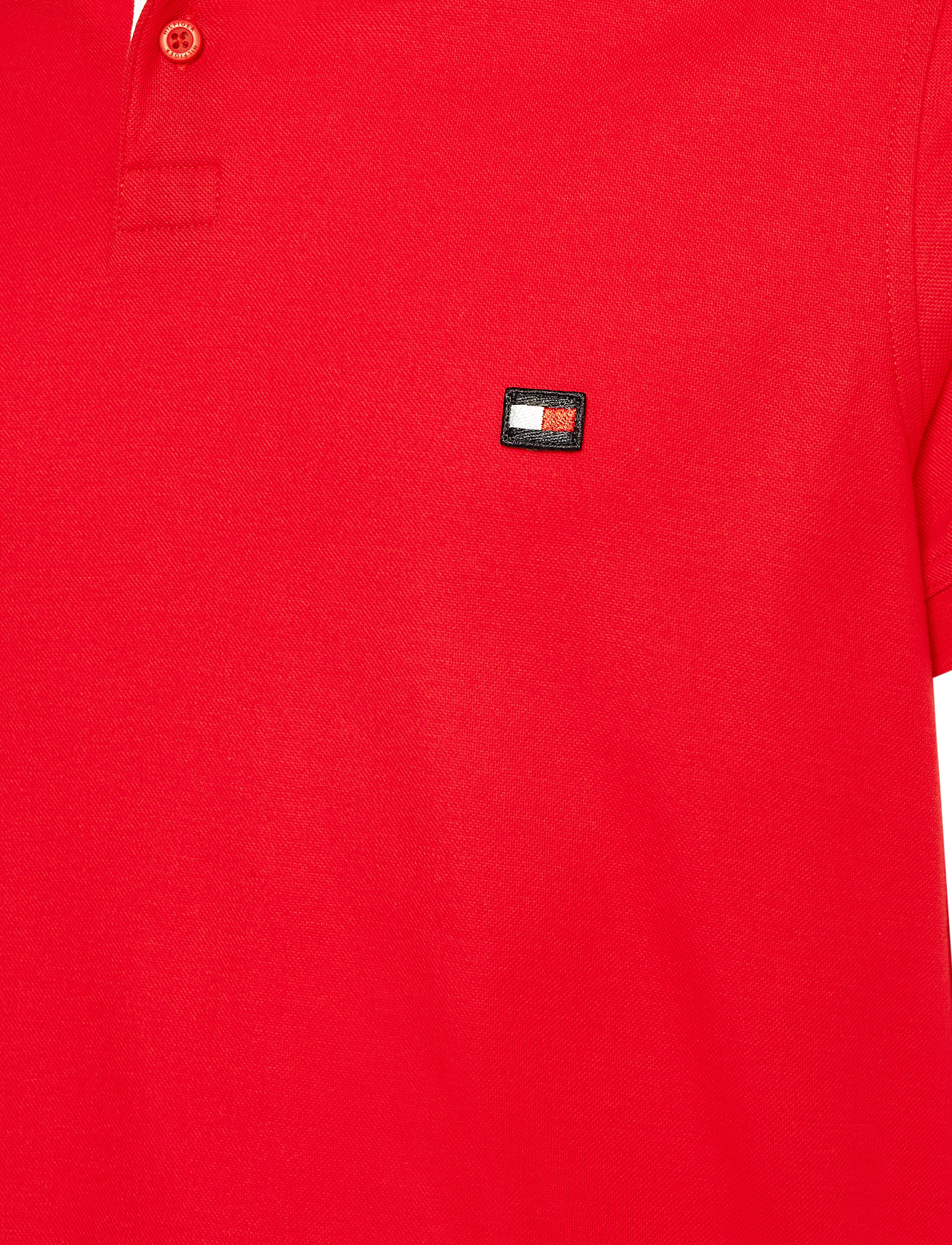 Tommy Hilfiger - 1985 CONTRAST PLACKET SLIM POLO - primary red - 5
