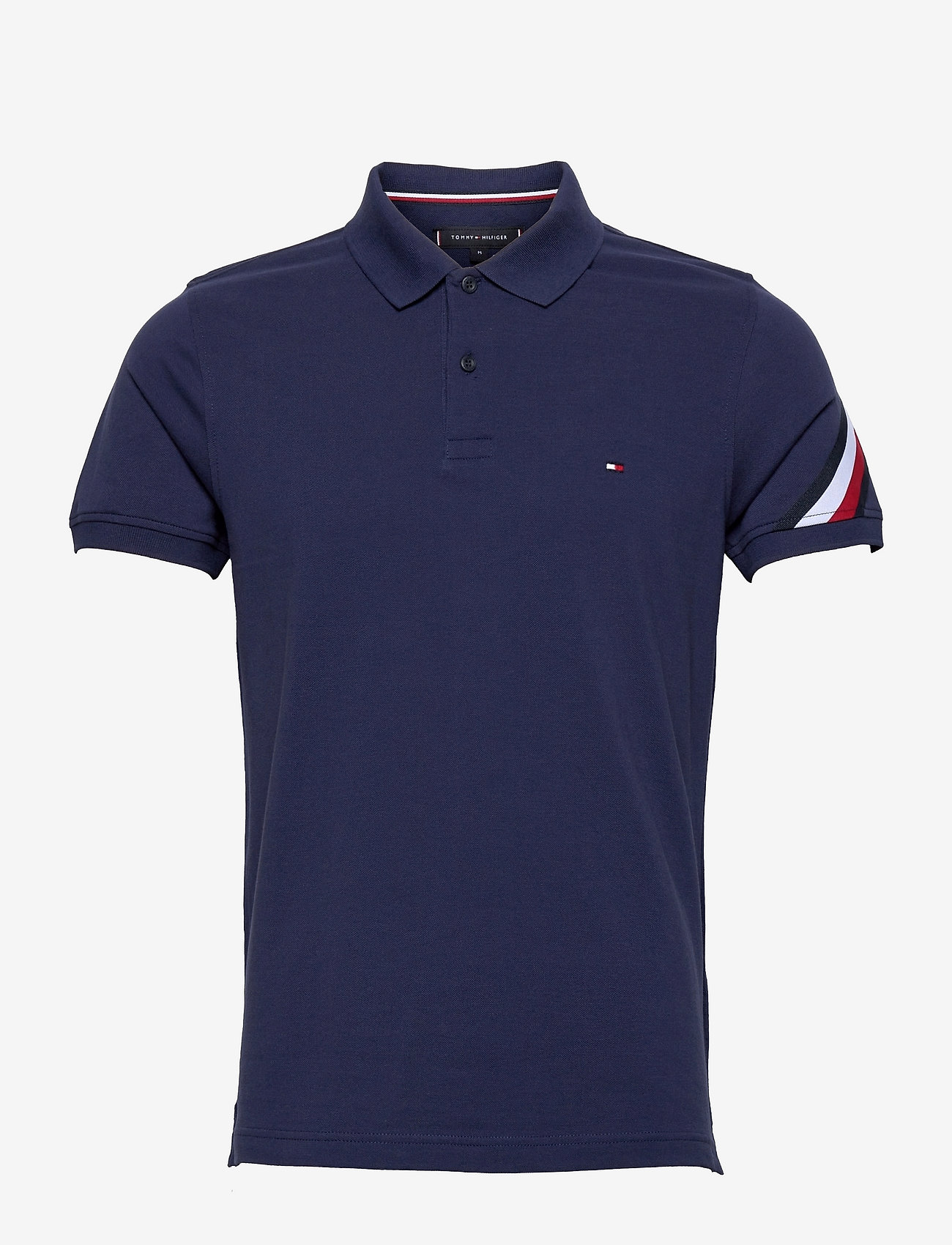Tommy Hilfiger - GS SLEEVE TAPE SLIM POLO - yale navy - 0