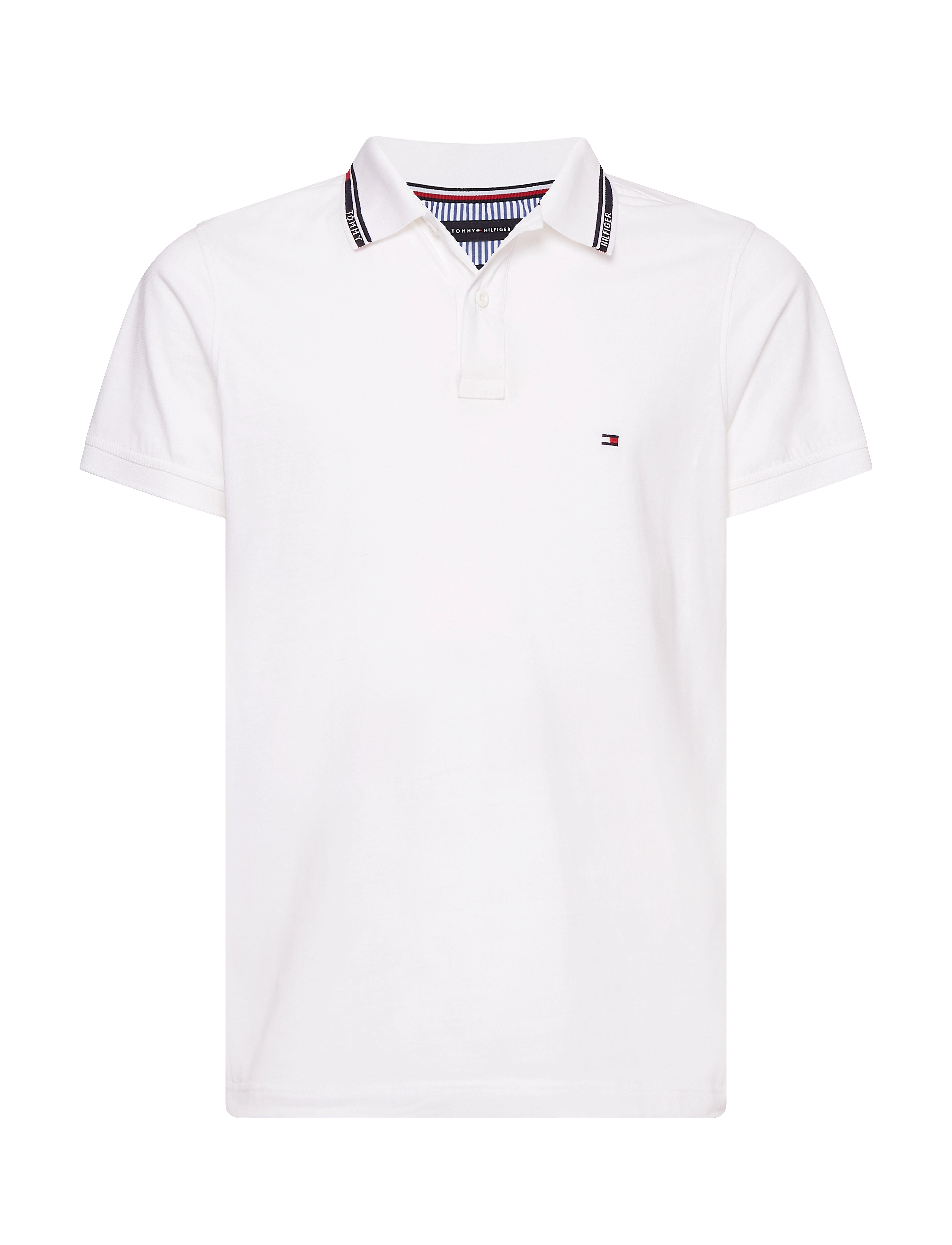 Tommy Hilfiger - 1985 HILFIGER COLLAR SLIM POLO - white - 0