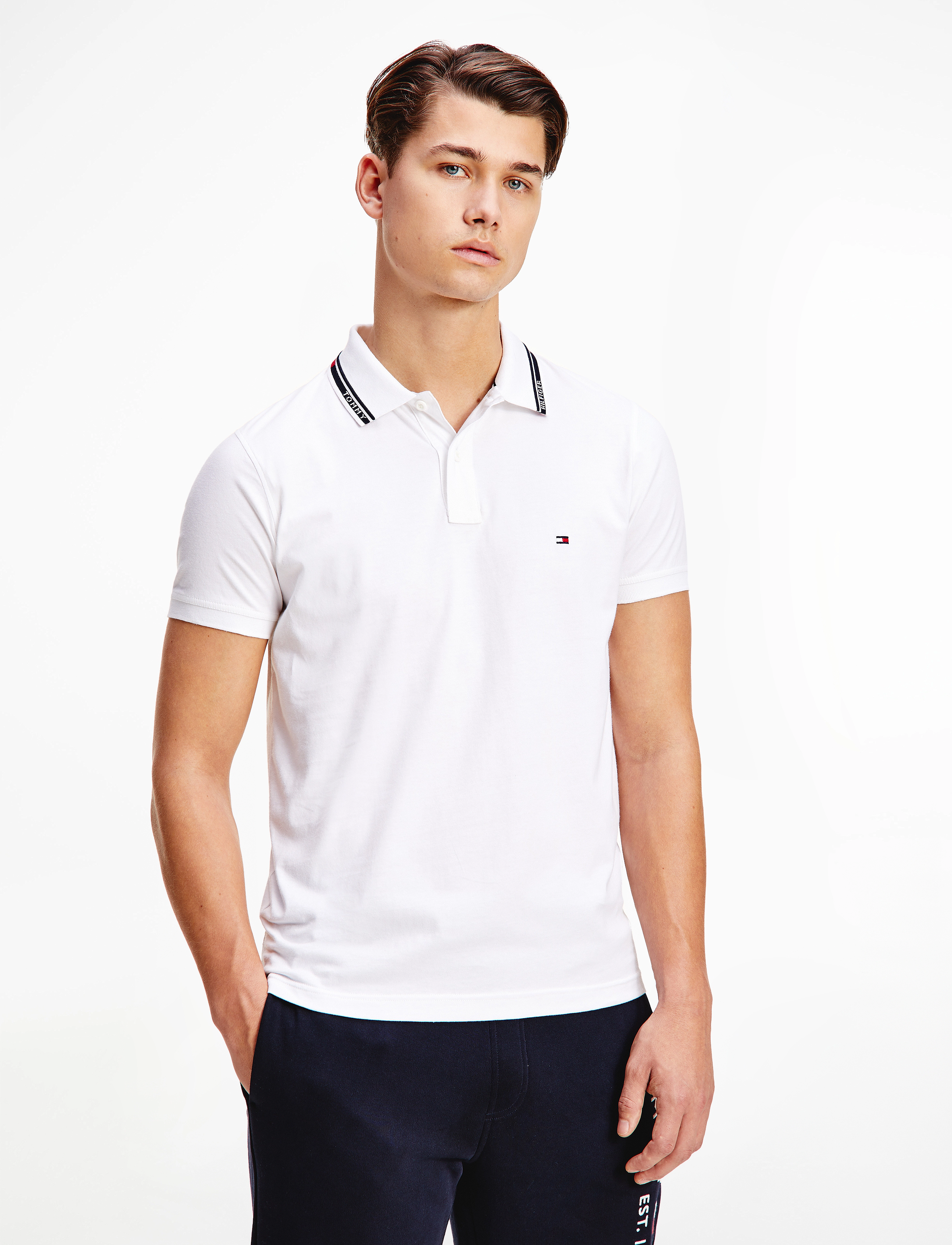Tommy Hilfiger - 1985 HILFIGER COLLAR SLIM POLO - white - 2