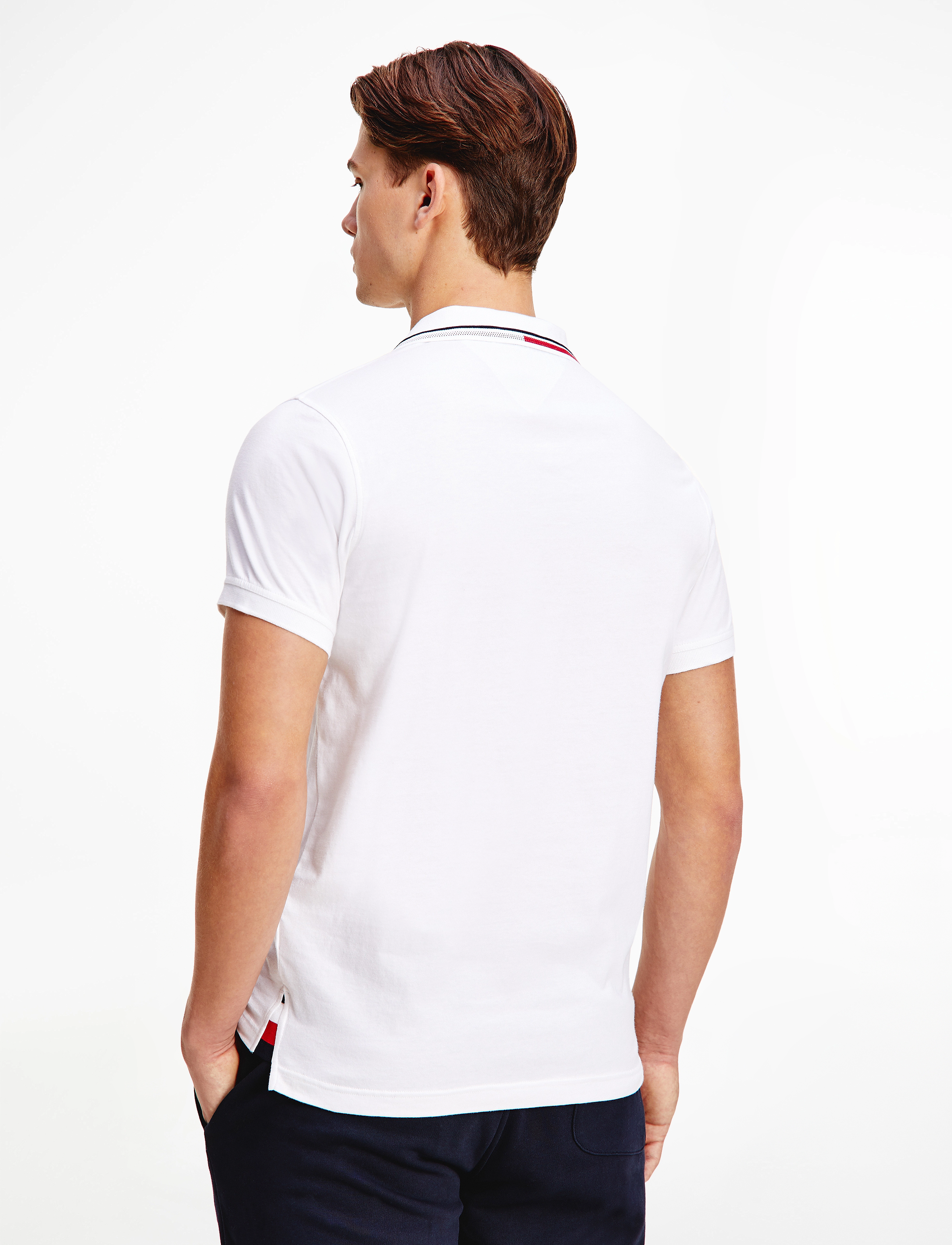 Tommy Hilfiger - 1985 HILFIGER COLLAR SLIM POLO - white - 3