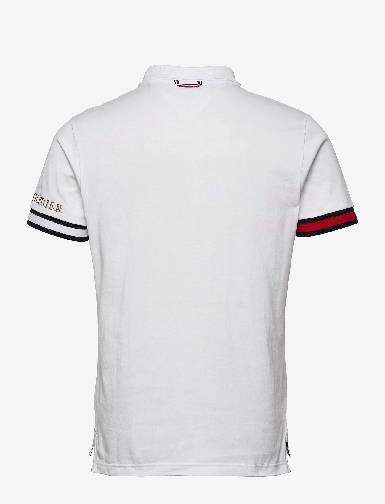 Tommy Hilfiger - FLAG CUFF SLIM POLO - white - 1