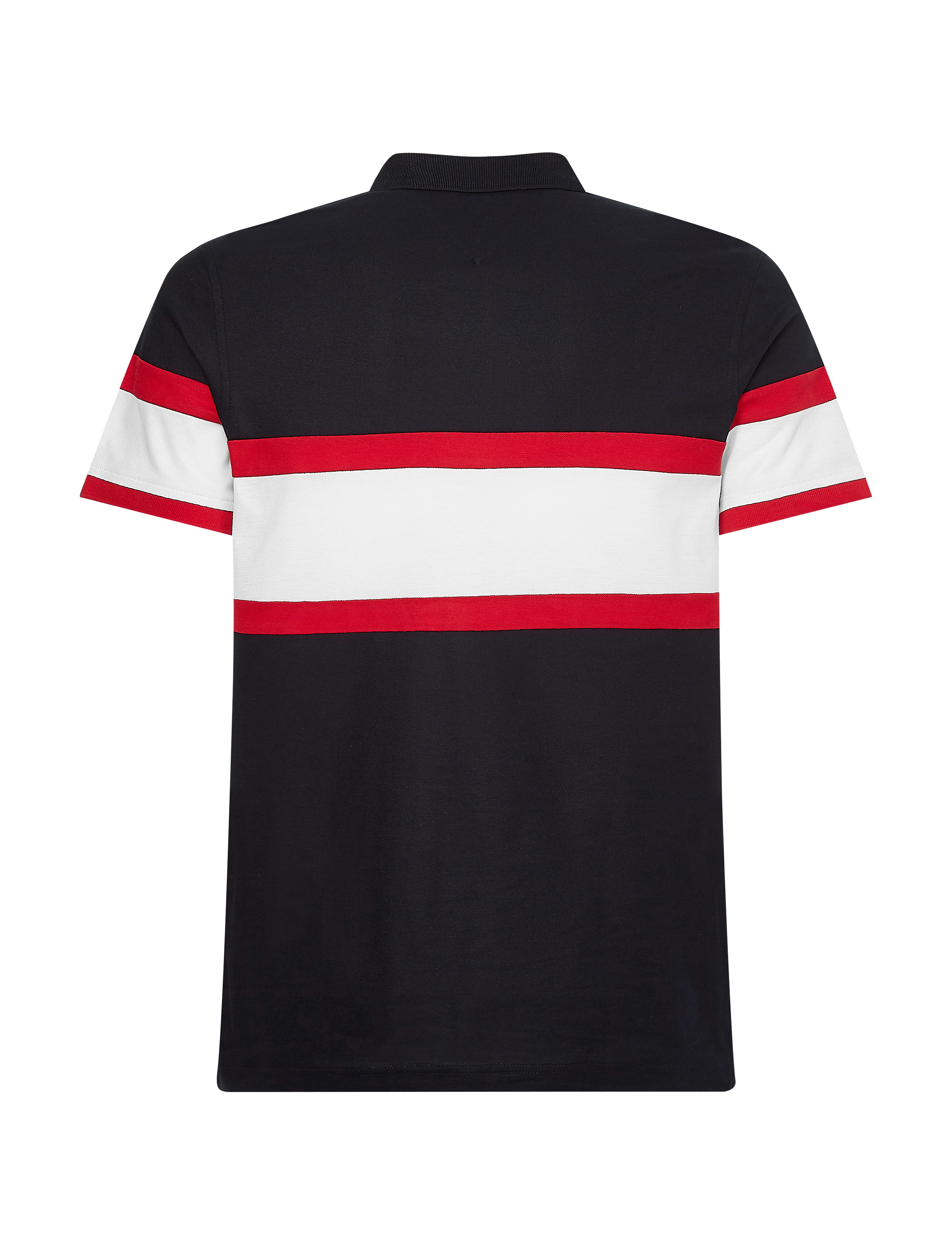 Tommy Hilfiger - 1985 SIGNAT COLORBLOCK SLIM POLO - desert sky / primary red / white - 1