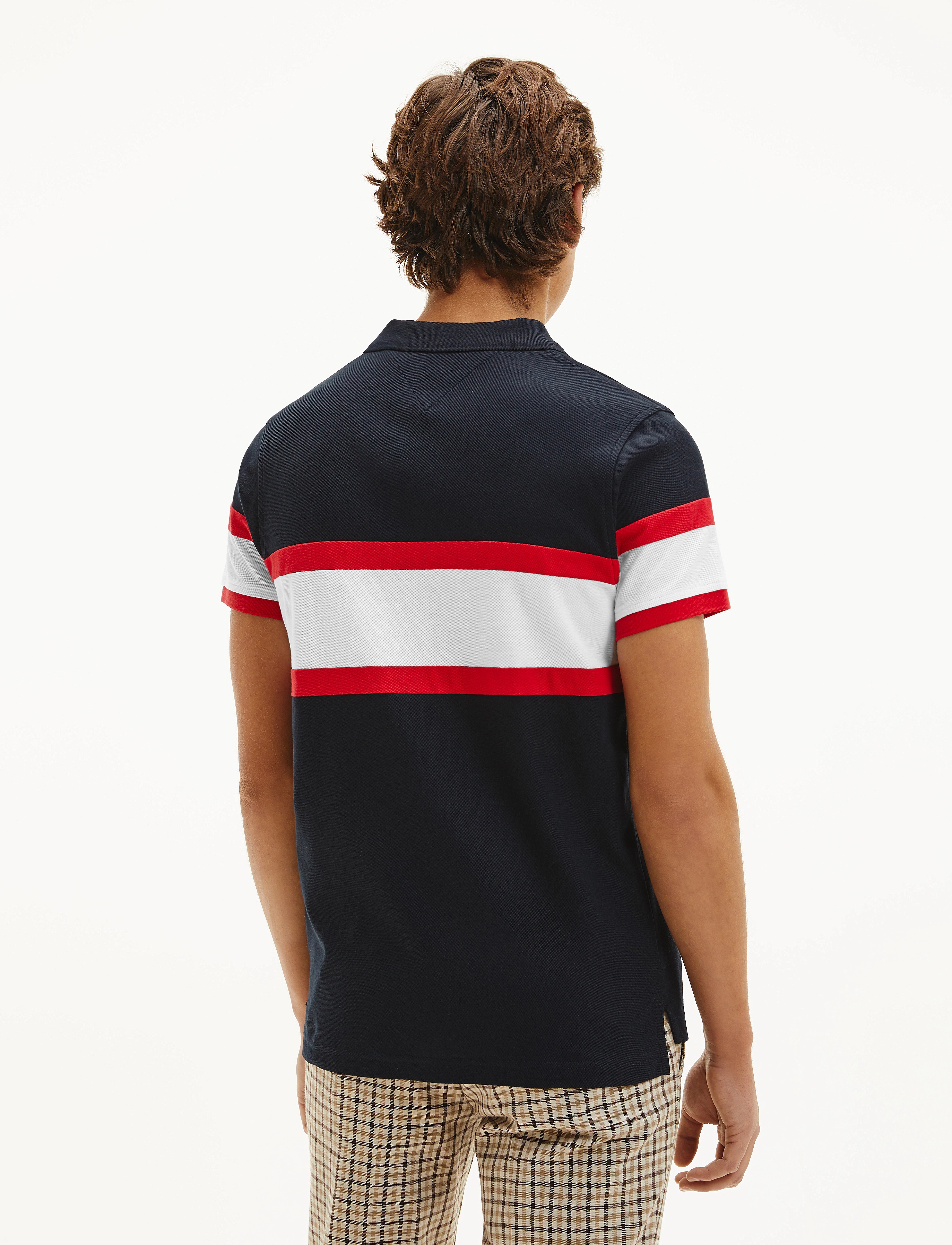Tommy Hilfiger - 1985 SIGNAT COLORBLOCK SLIM POLO - desert sky / primary red / white - 3
