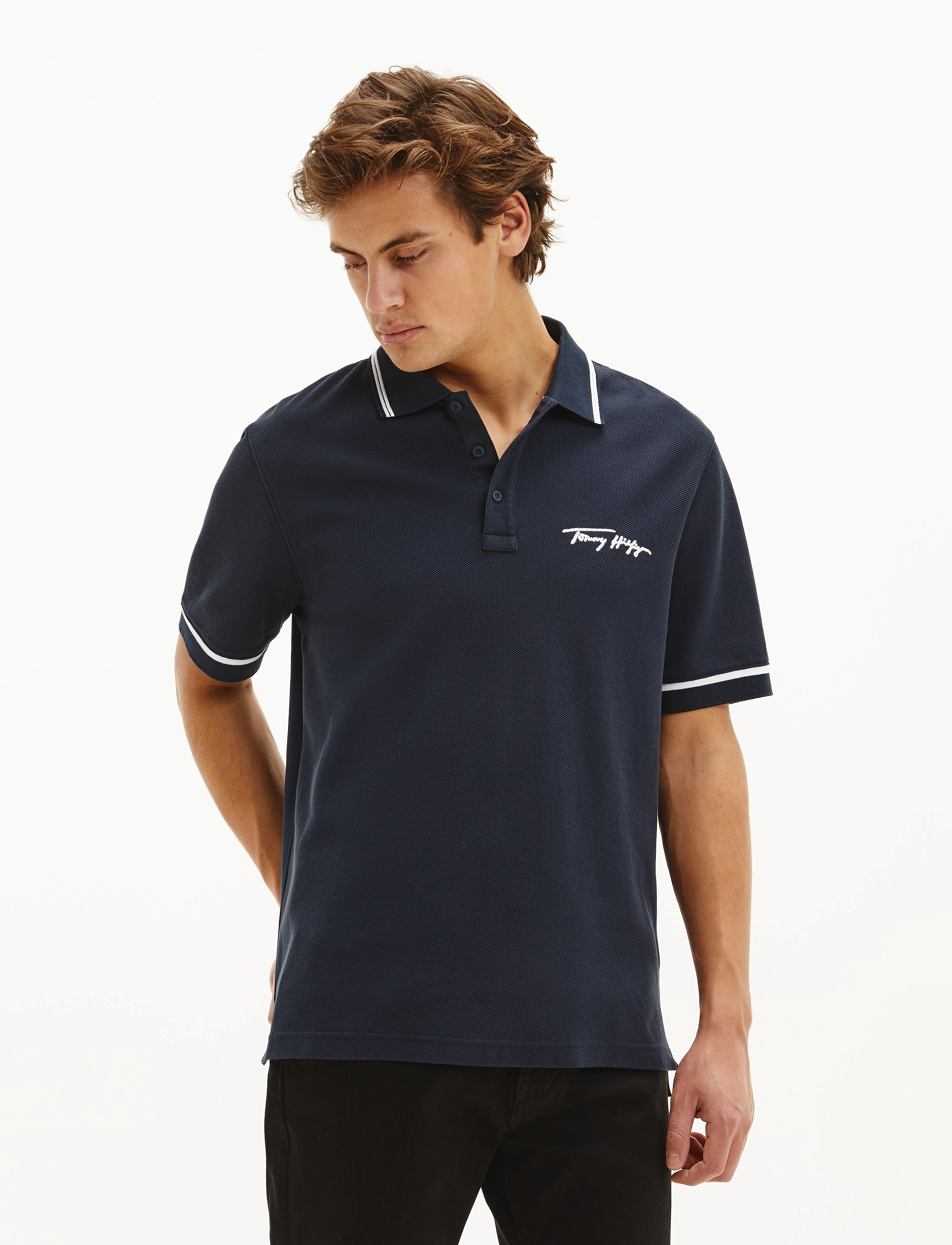 Tommy Hilfiger - TOMMY SIGNATURE CASUAL POLO - desert sky - 2