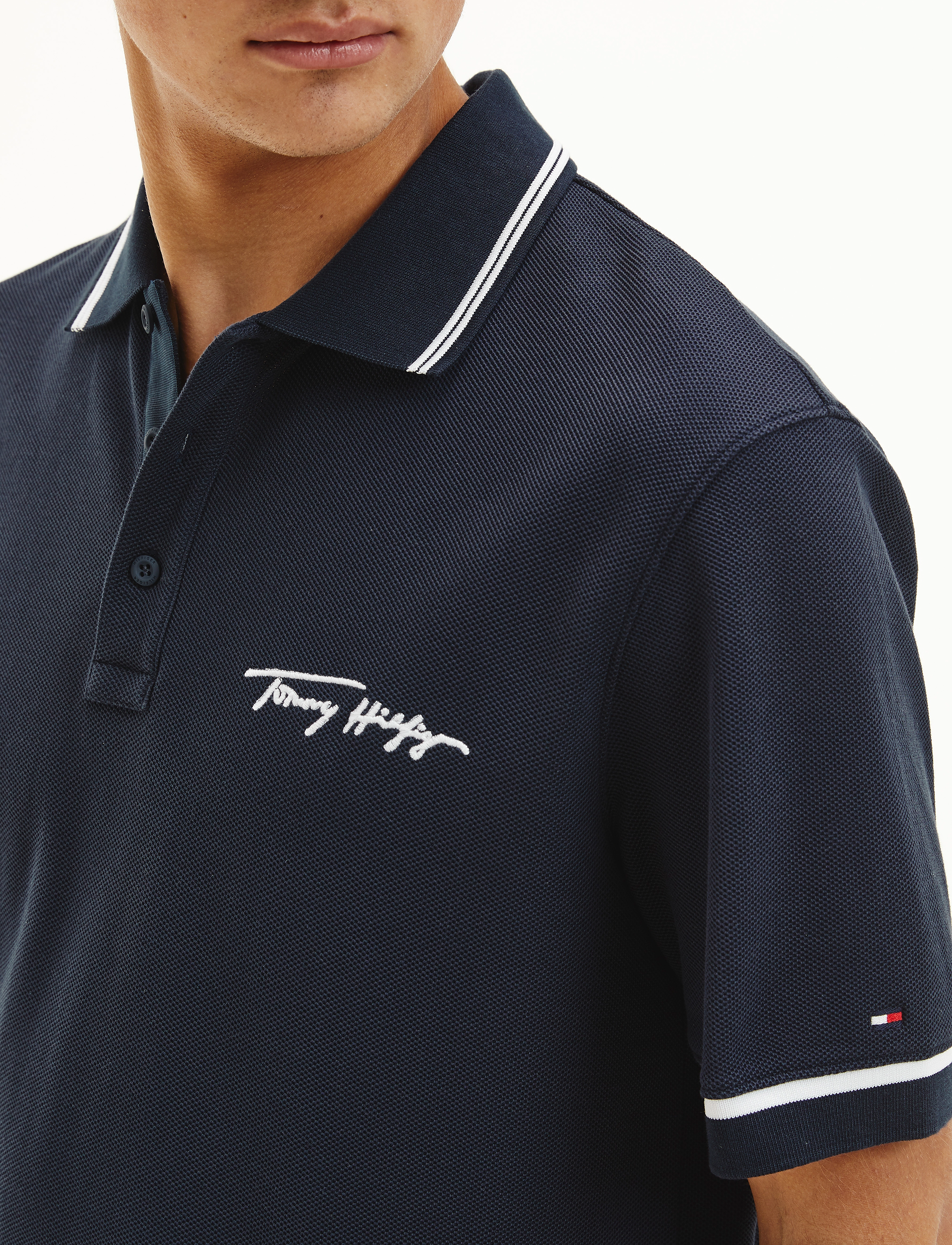 Tommy Hilfiger - TOMMY SIGNATURE CASUAL POLO - desert sky - 4