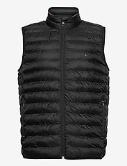 PACKABLE RECYCLED VEST - BLACK