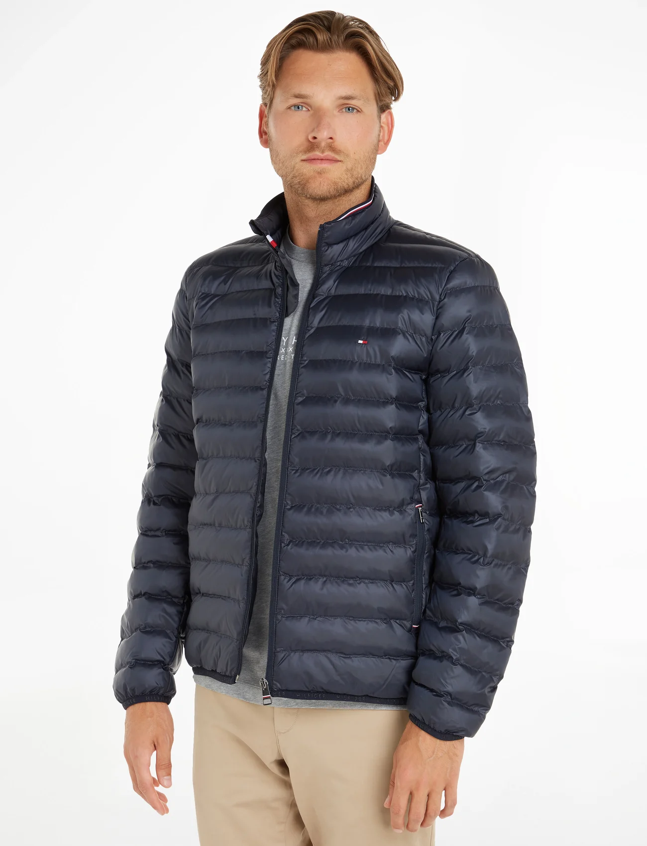 Tommy Hilfiger - CORE PACKABLE RECYCLED JACKET - down jackets - desert sky - 0