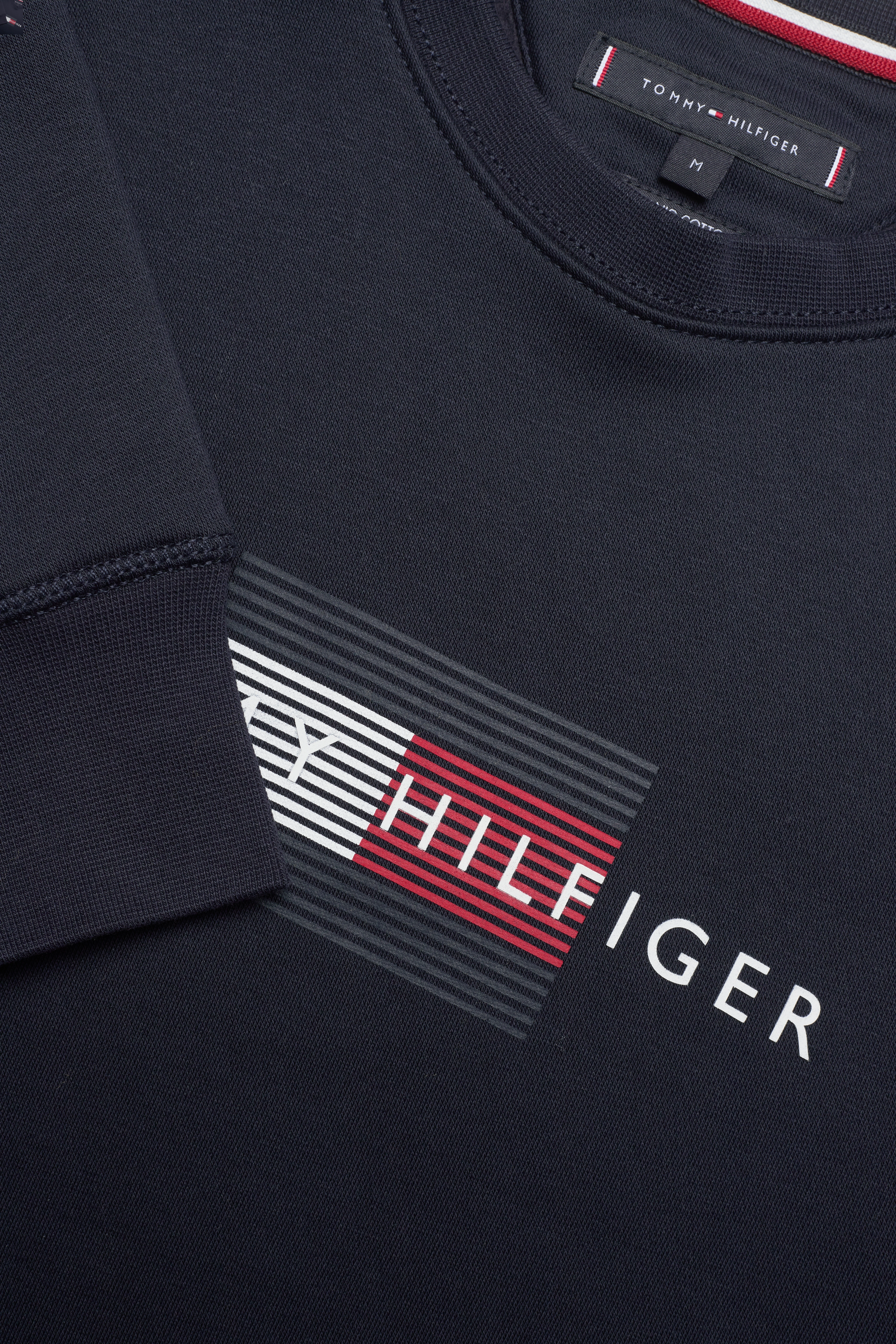 Tommy Hilfiger - LINES HILFIGER CREWNECK - desert sky - 3