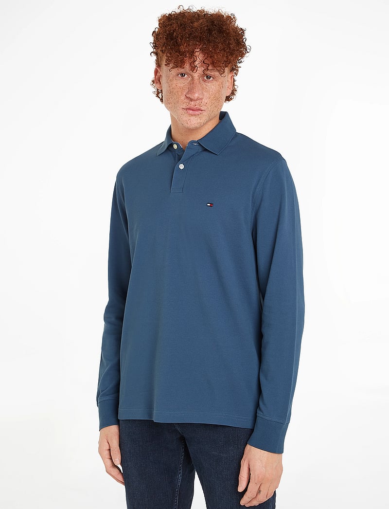 Tommy Hilfiger - 1985 REGULAR LS POLO - langärmelig - aegean sea - 0