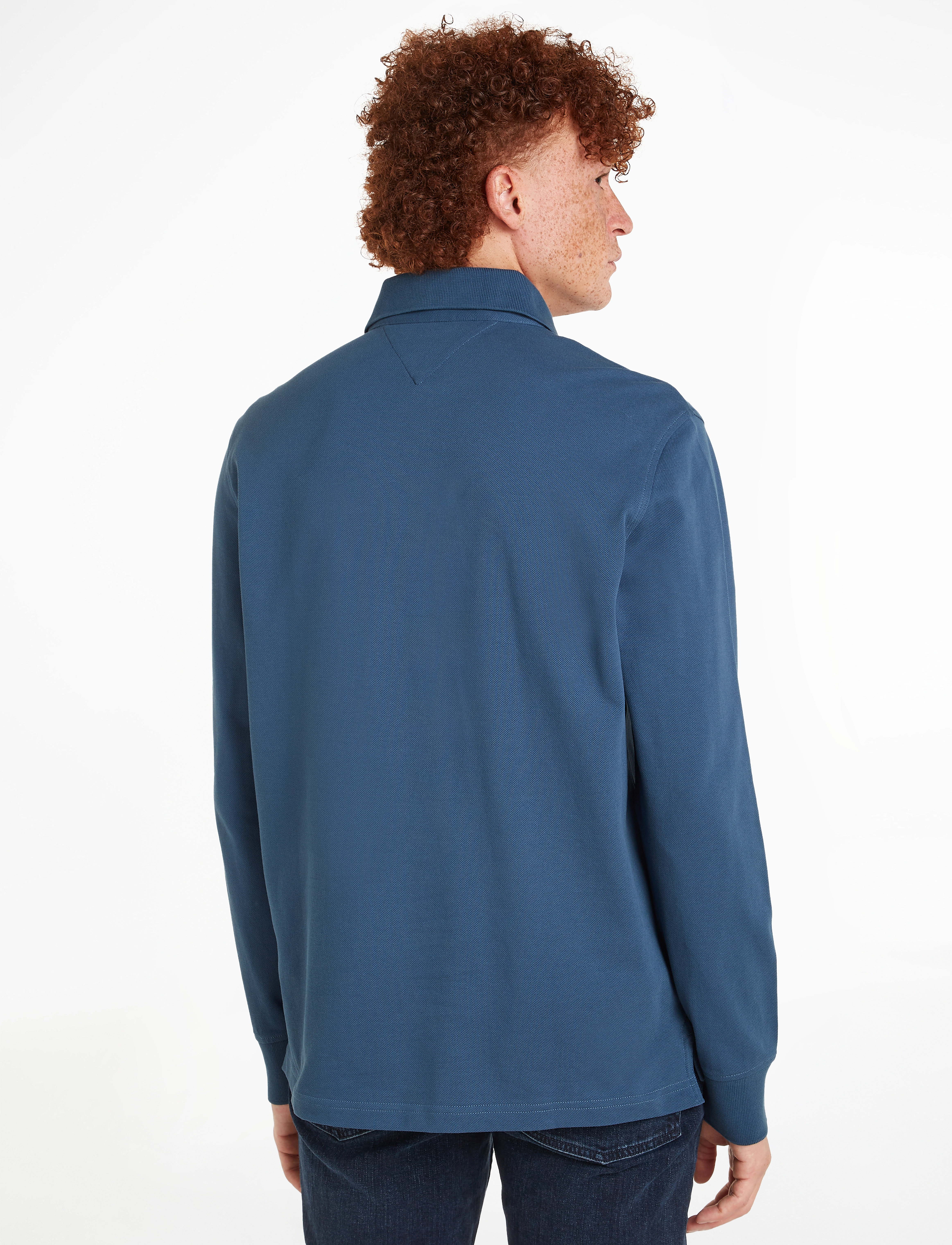 Tommy Hilfiger - 1985 REGULAR LS POLO - long-sleeved polos - aegean sea - 2