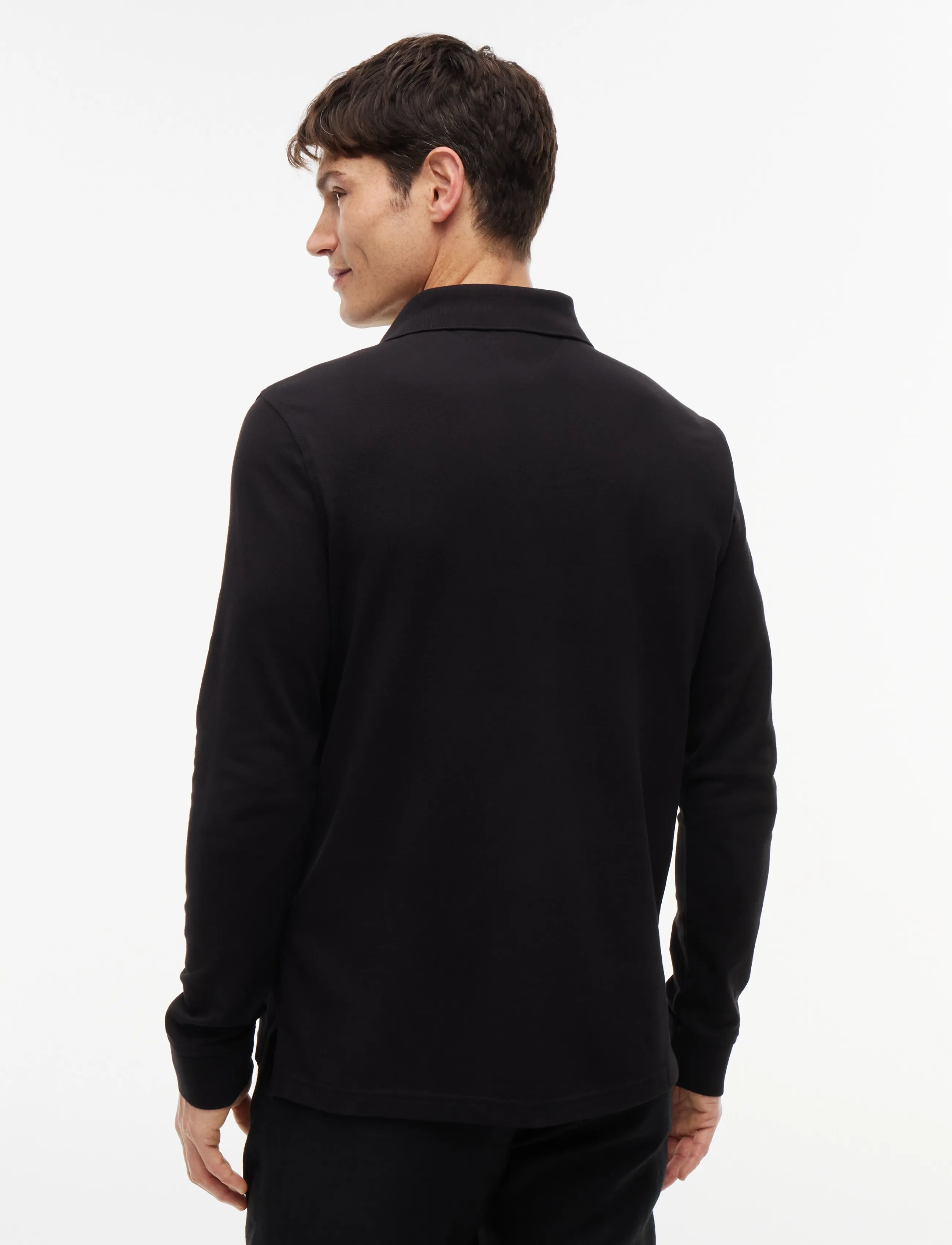 Tommy Hilfiger - 1985 REGULAR LS POLO - pikkade varrukatega polod - black - 3