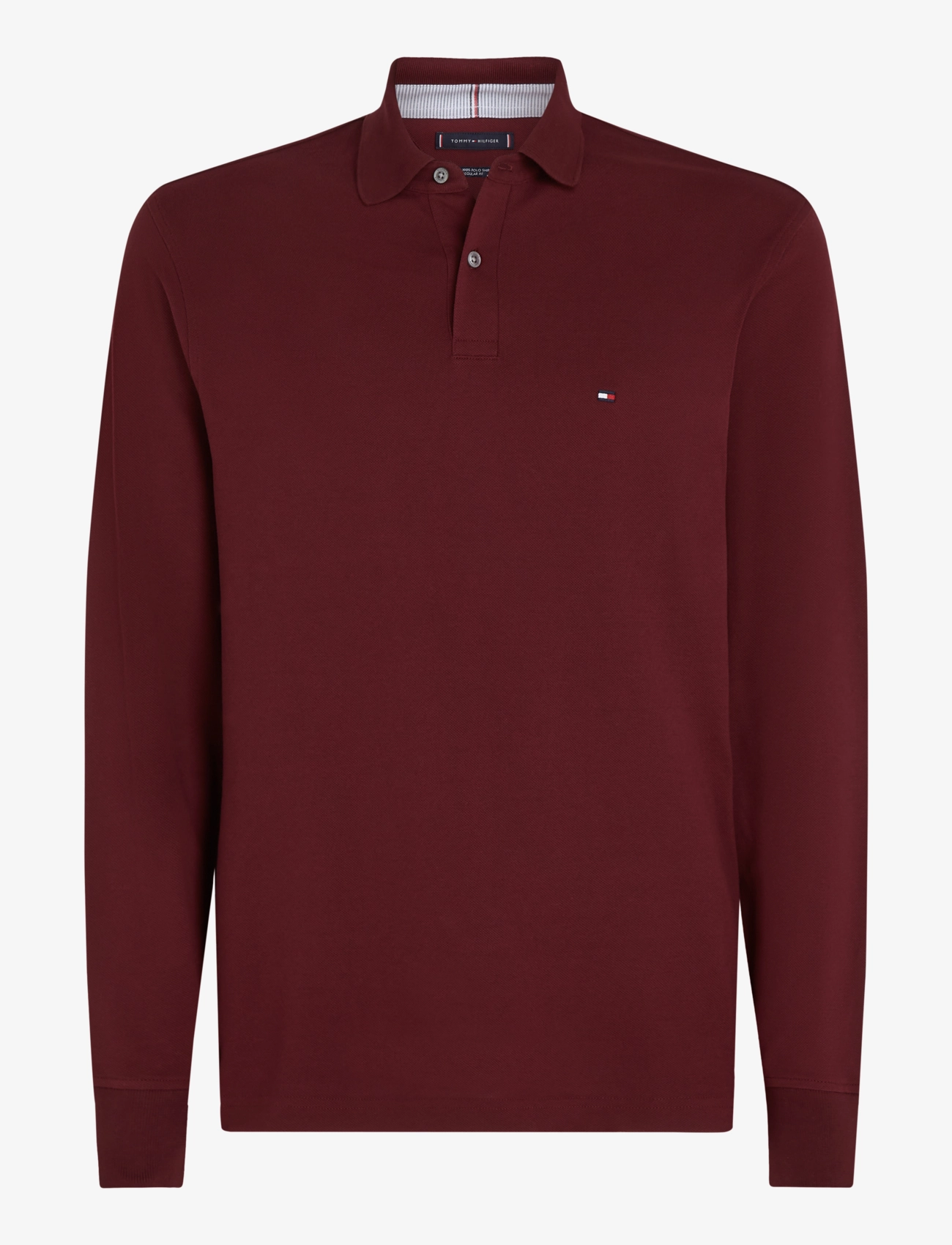 Tommy Hilfiger - 1985 REGULAR LS POLO - pikkade varrukatega polod - burgundy - 1