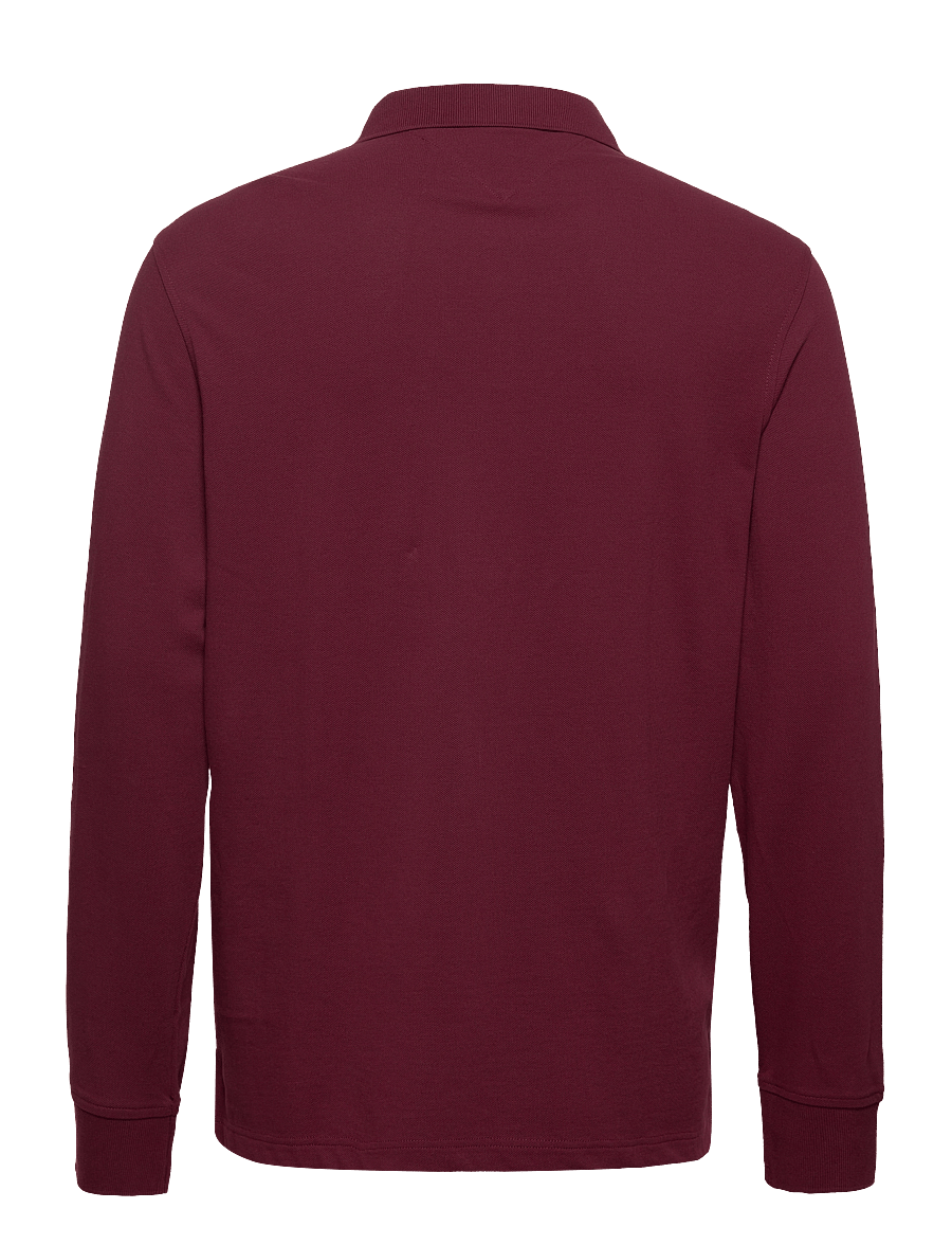 Tommy Hilfiger - 1985 REGULAR LS POLO - pikkade varrukatega polod - burgundy - 2