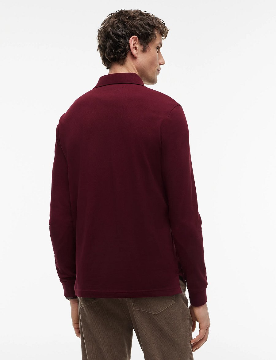 Tommy Hilfiger - 1985 REGULAR LS POLO - pikkade varrukatega polod - burgundy - 3