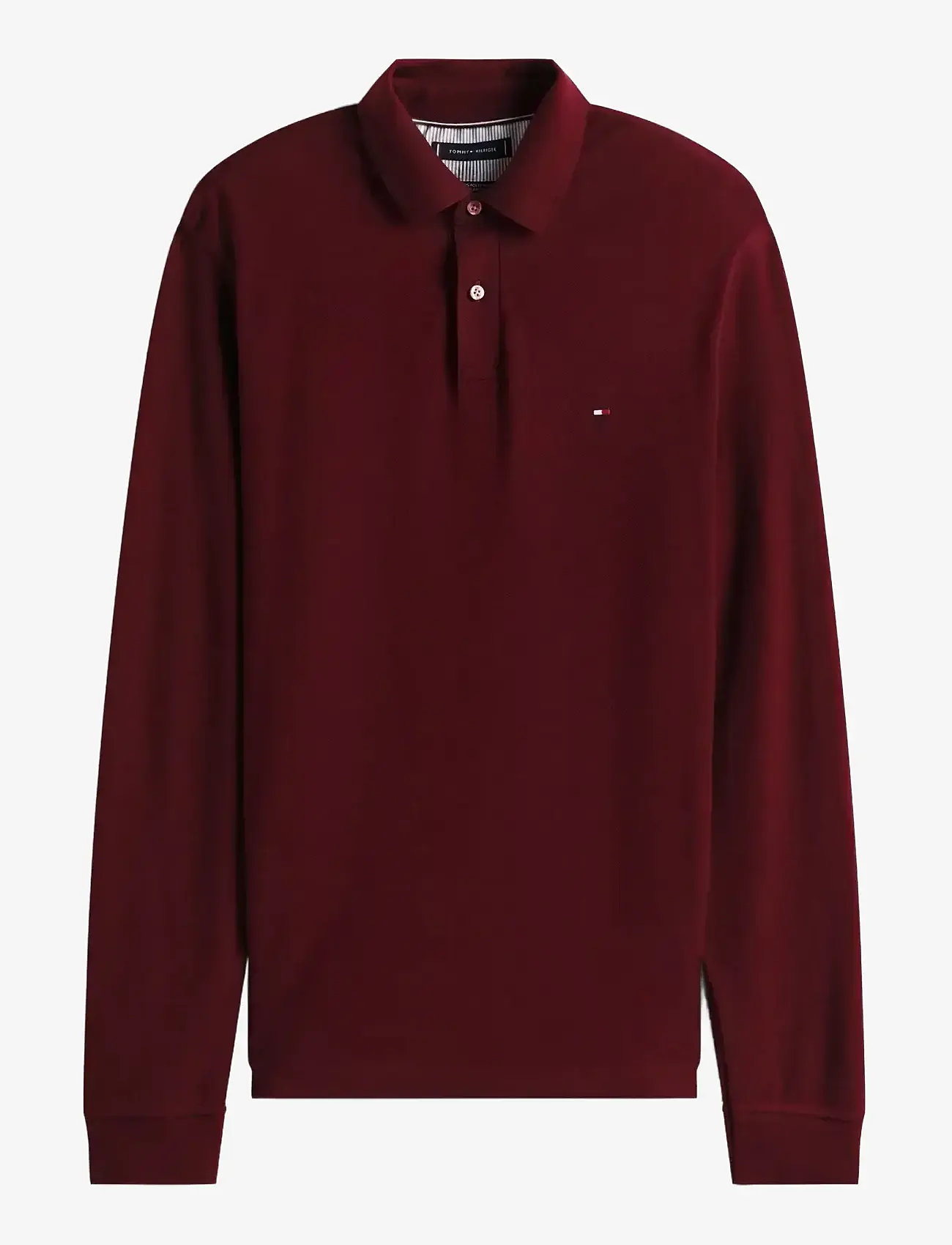 Tommy Hilfiger - 1985 REGULAR LS POLO - långärmade pikéer - deep burgundy - 1